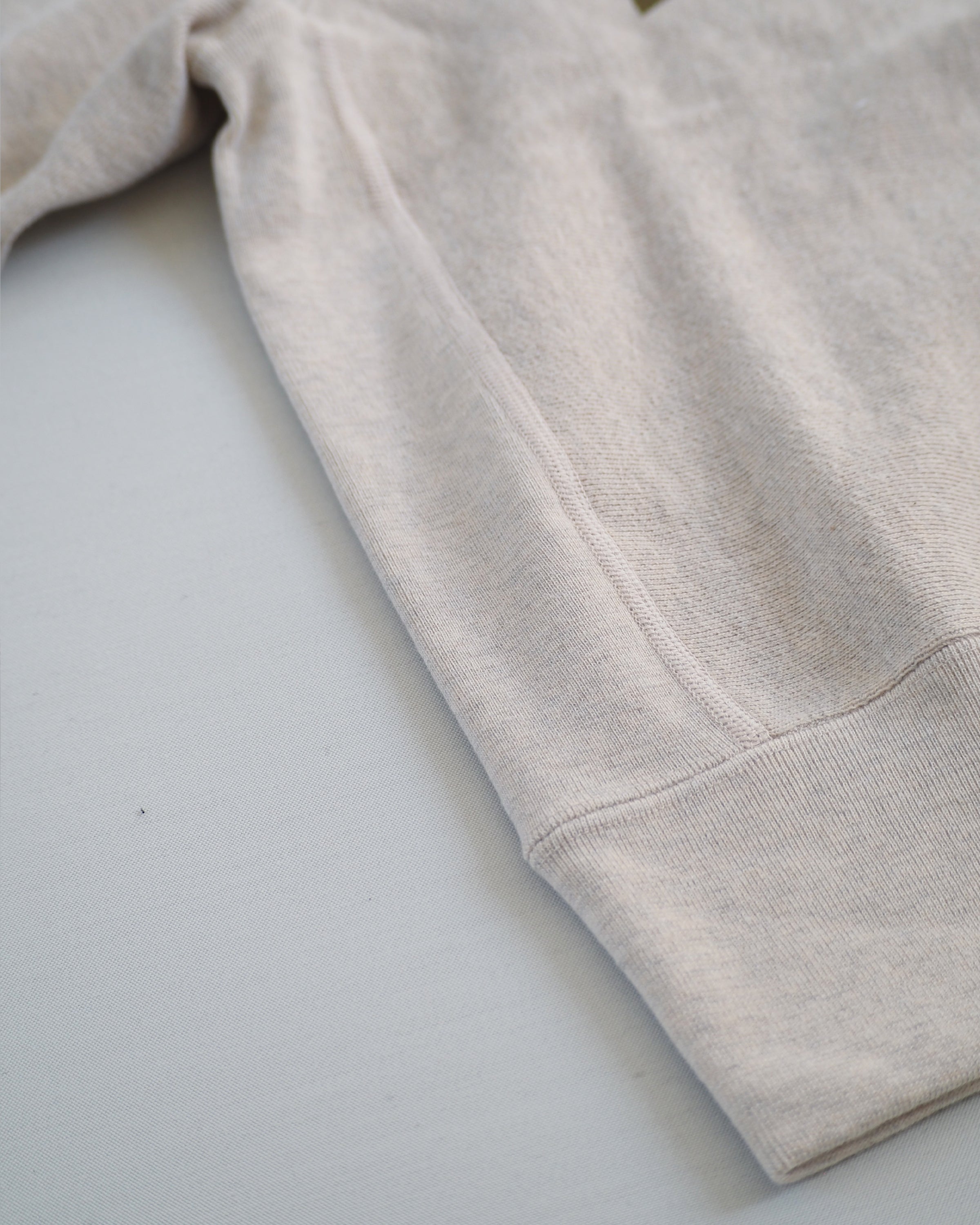 Americana Reverse Weave Crew,  Oatmeal