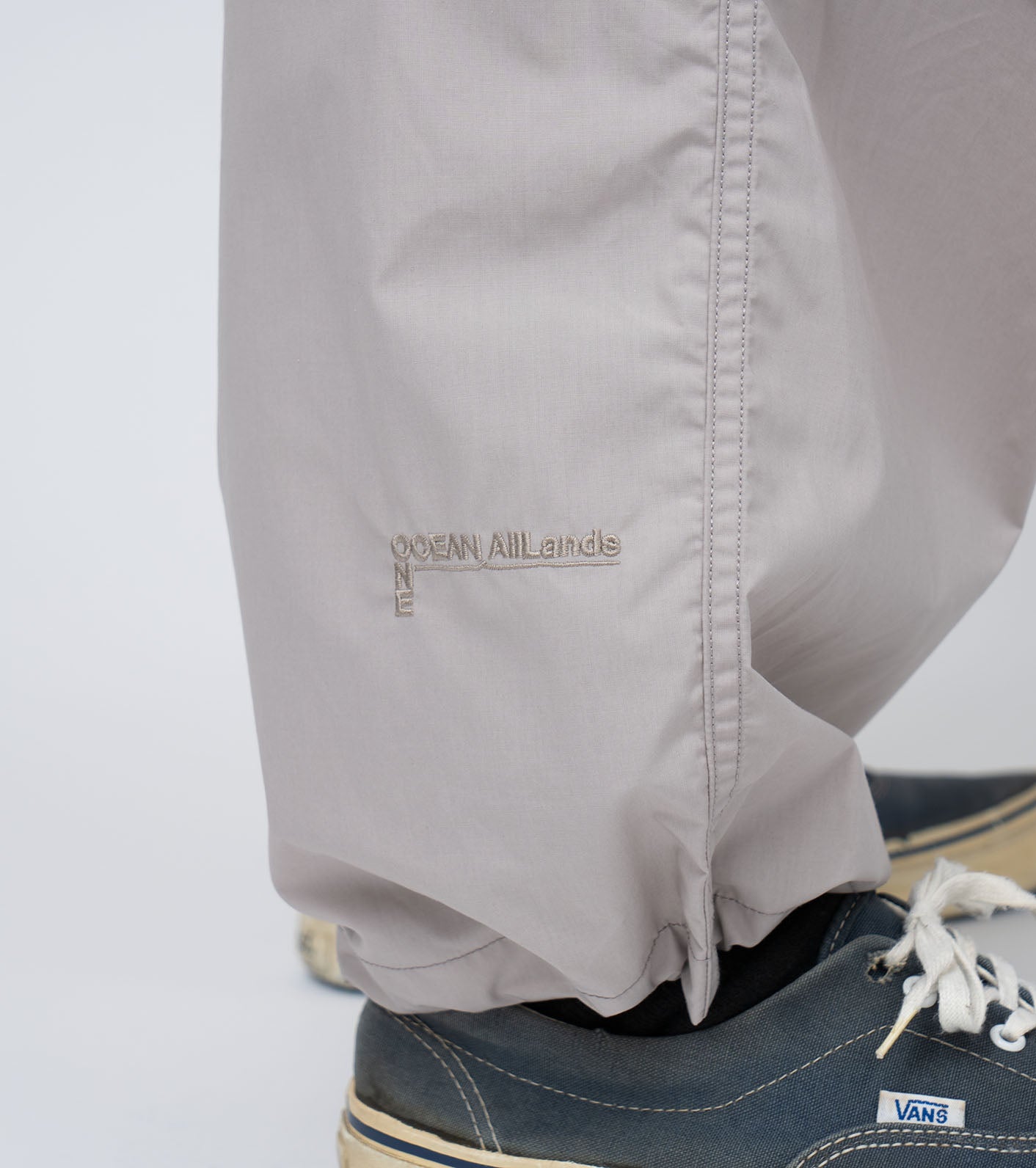 nanamica Cargo Deck Pants , Gray Beige