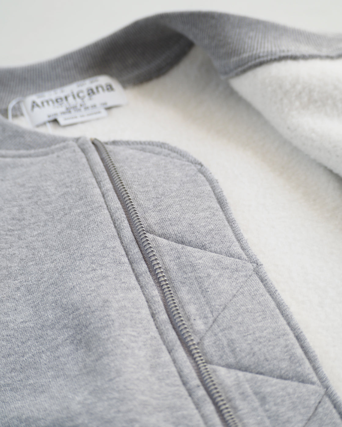 Americana MA-1 Type Sweatshirt Blouson, Moku Gray