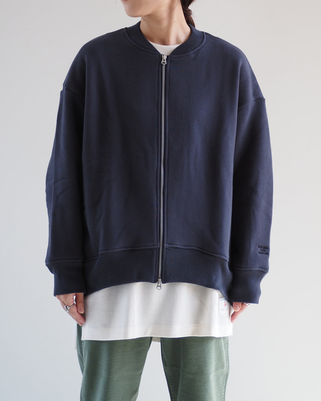 Americana MA-1 Type Sweatshirt Blouson, Sumikuro