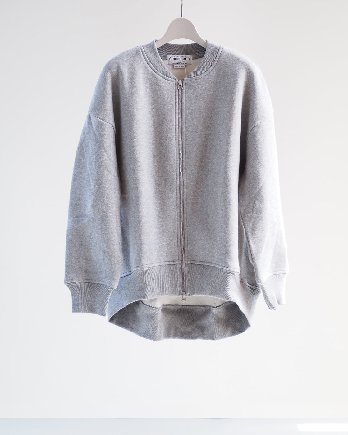 Americana MA-1 Type Sweatshirt Blouson, Moku Gray