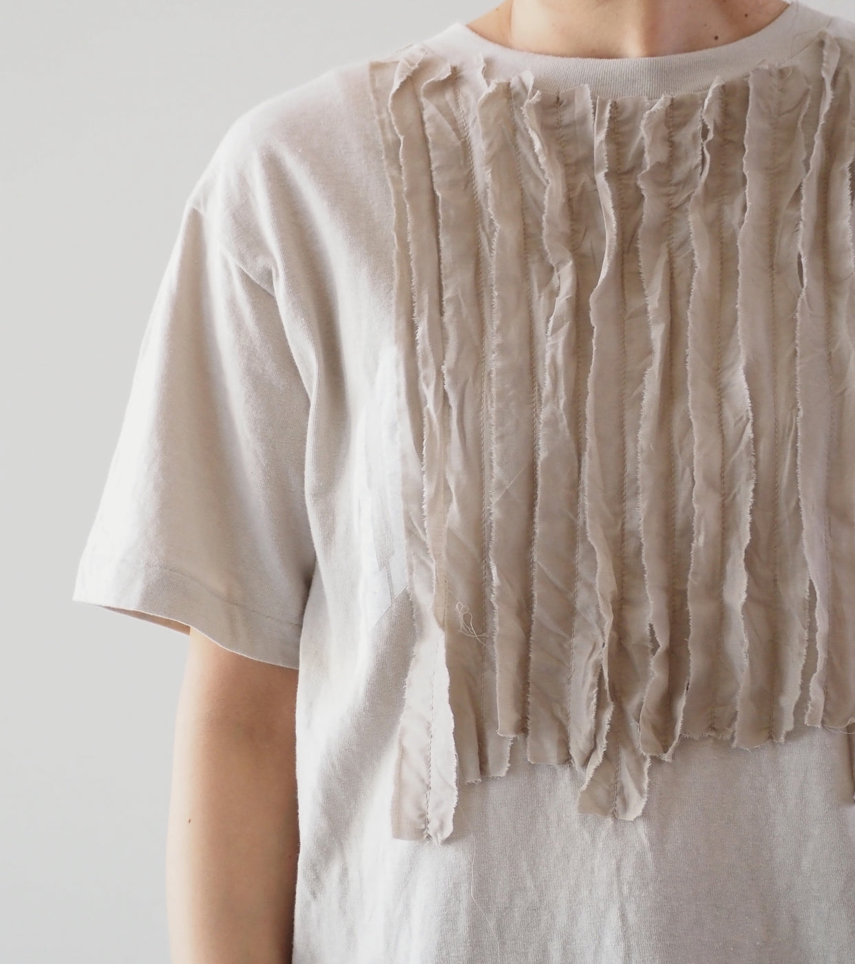 Americana Remake Print Tee Shirts, Greige