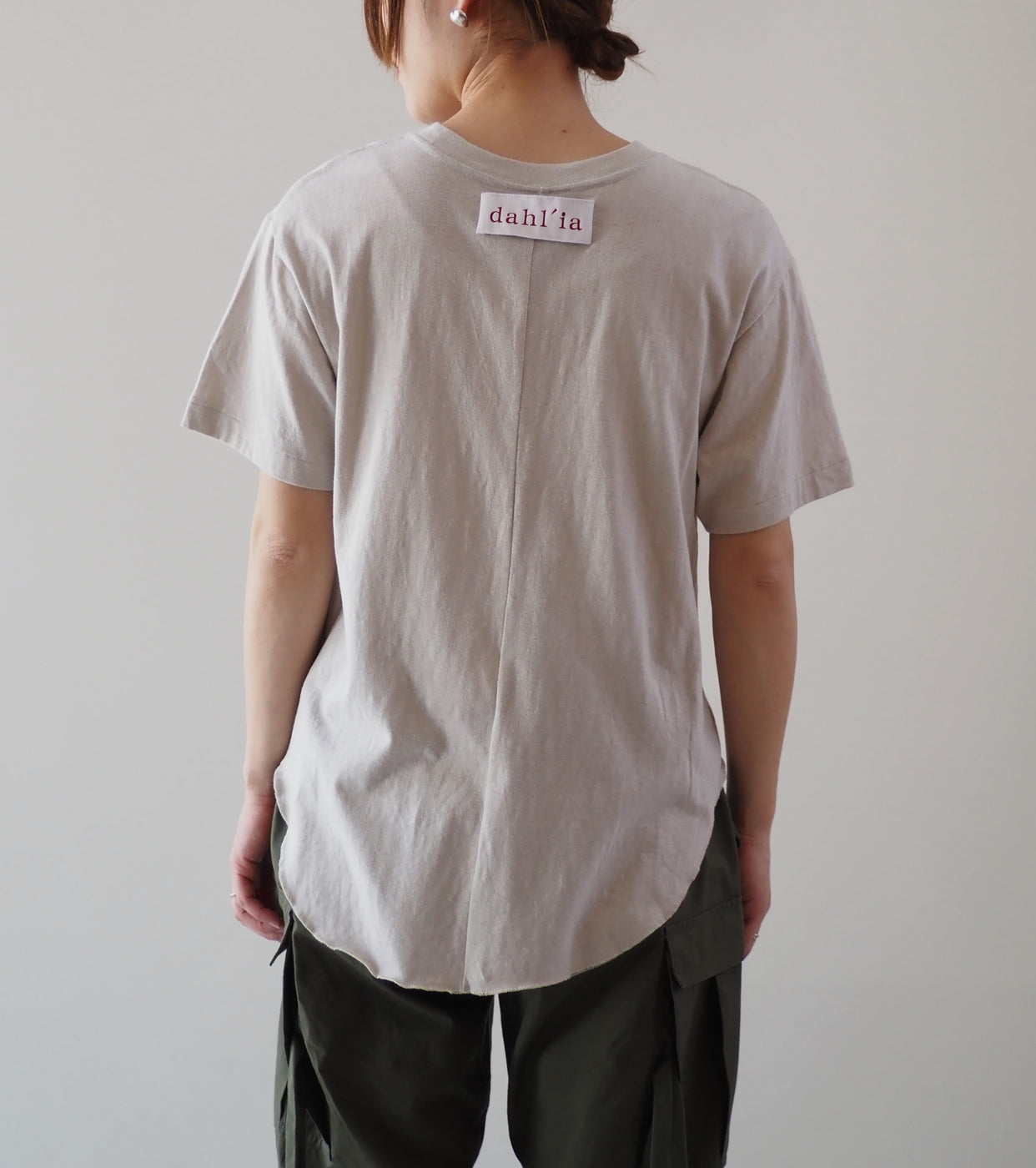 Americana Remake Print Tee Shirts, Greige