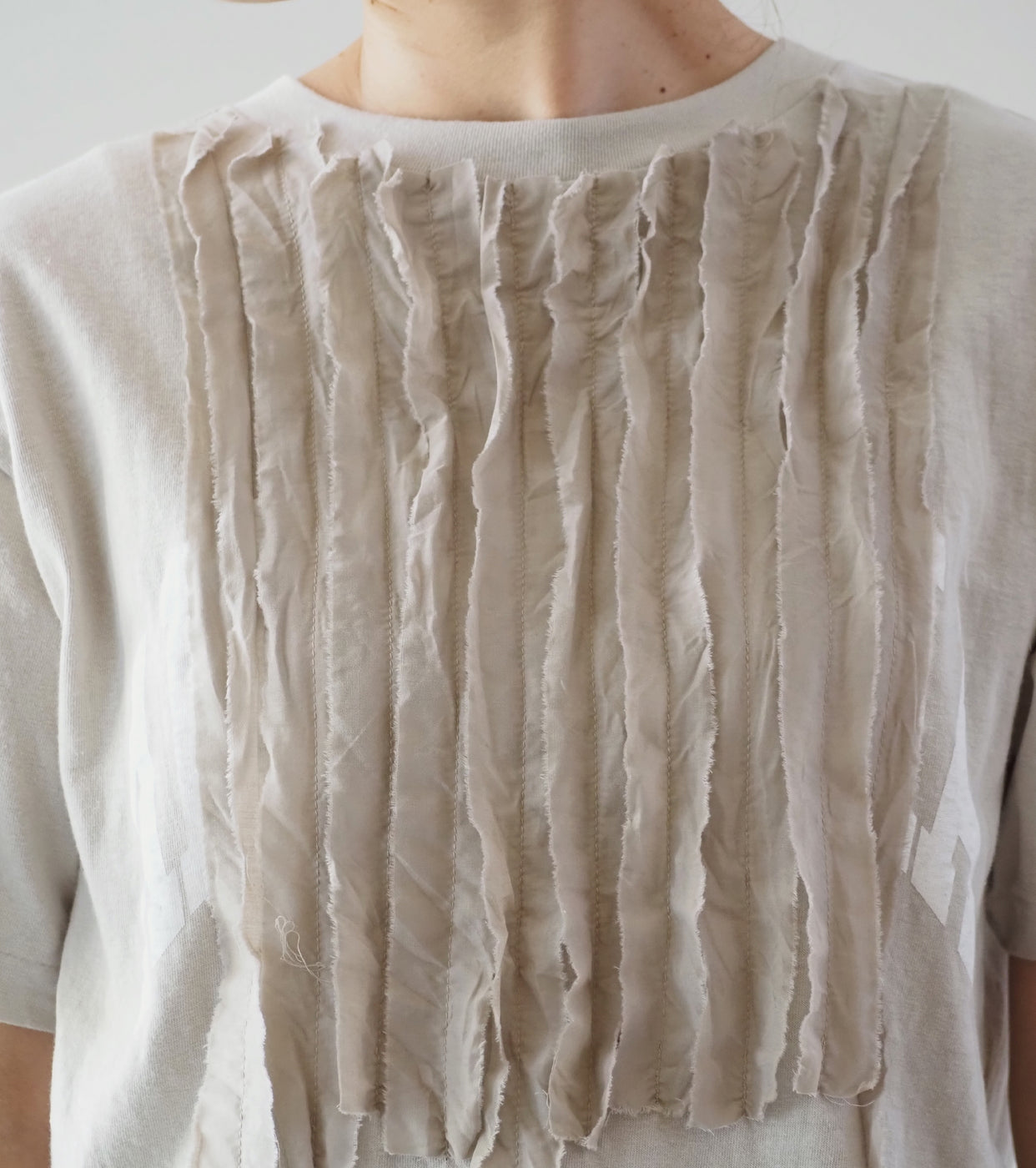 Americana Remake Print Tee Shirts, Greige
