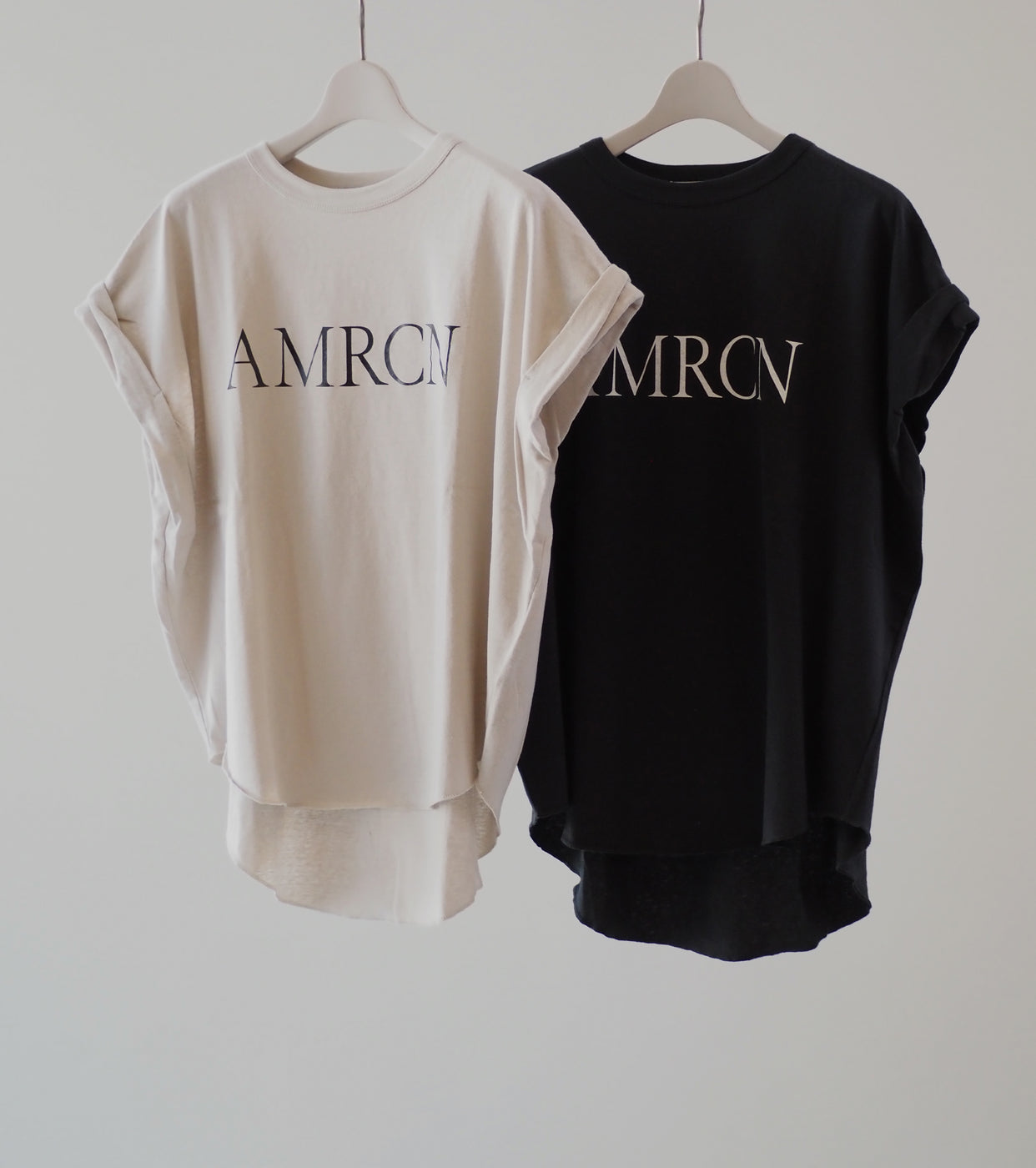 Americana Sleeves Rolled UP Tunic Length, Greige