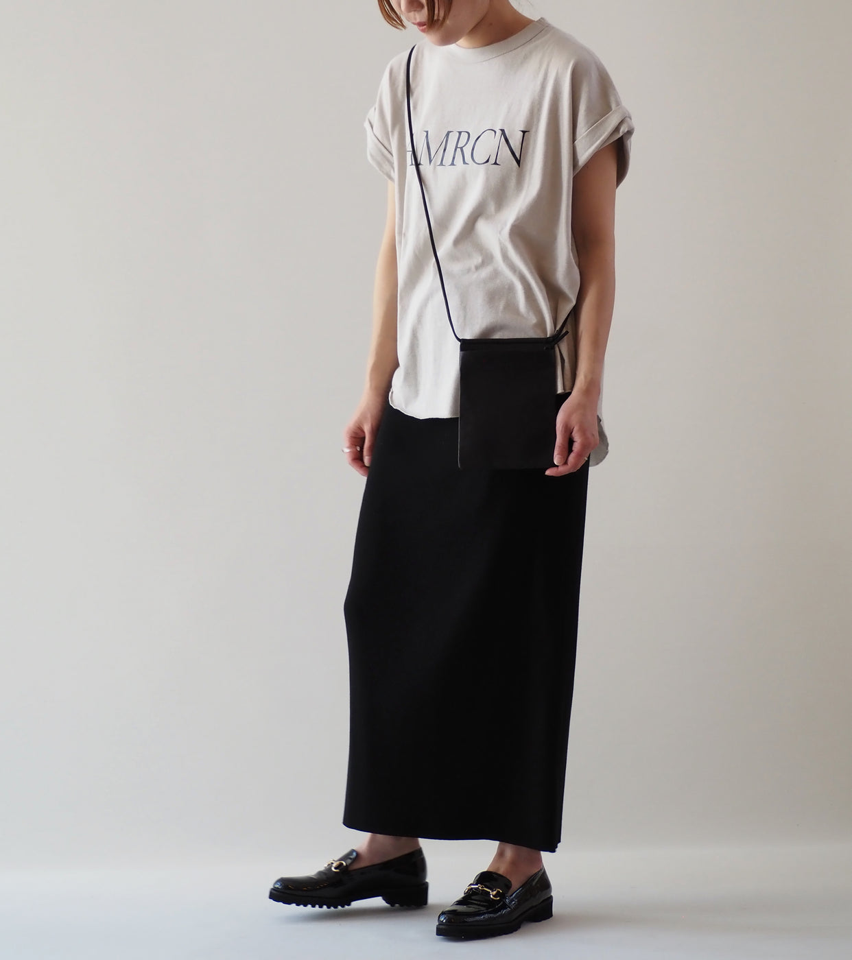 Americana Sleeves Rolled UP Tunic Length, Greige