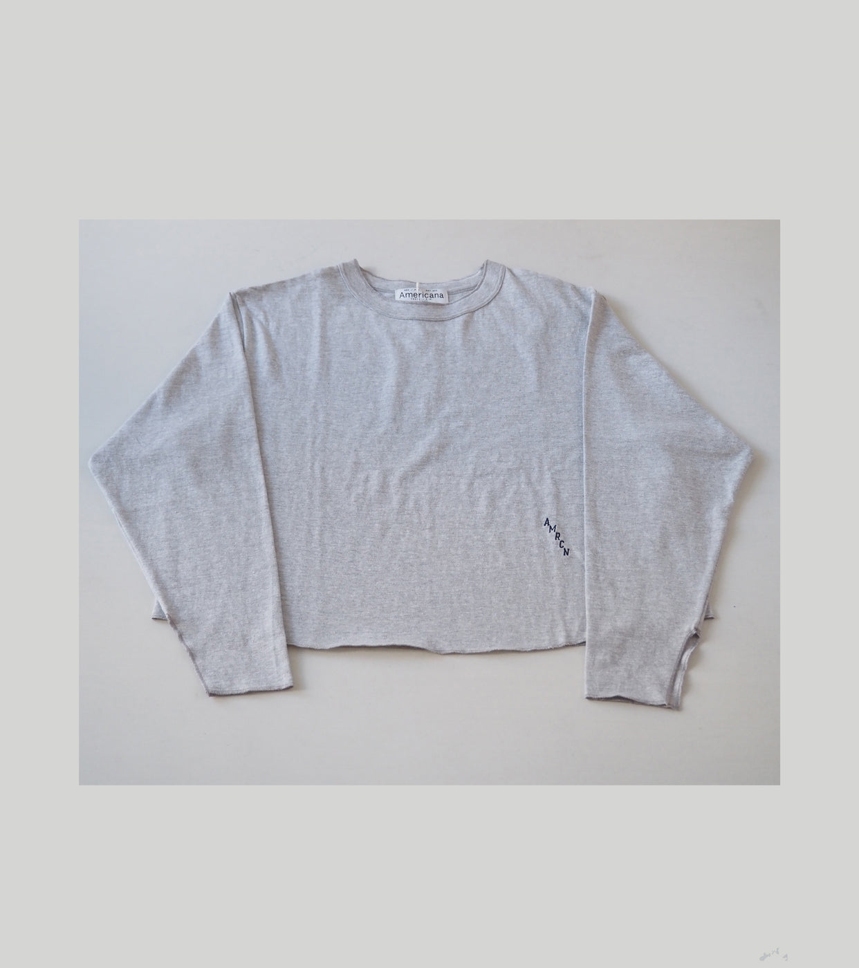 Americana Sleeve Slits Long sleeves , Moku gray