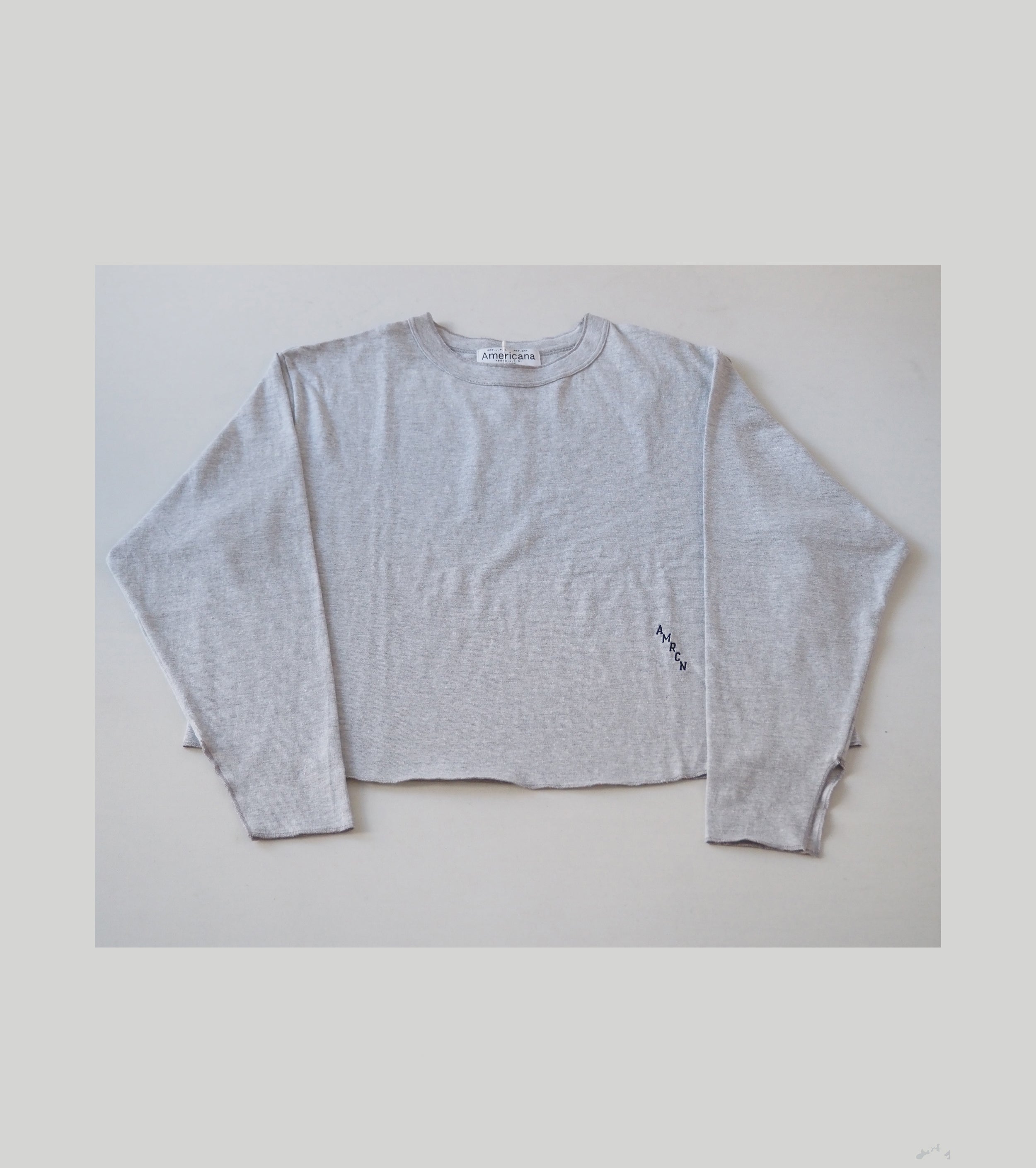 Americana Sleeve Slits Long sleeves , Moku gray
