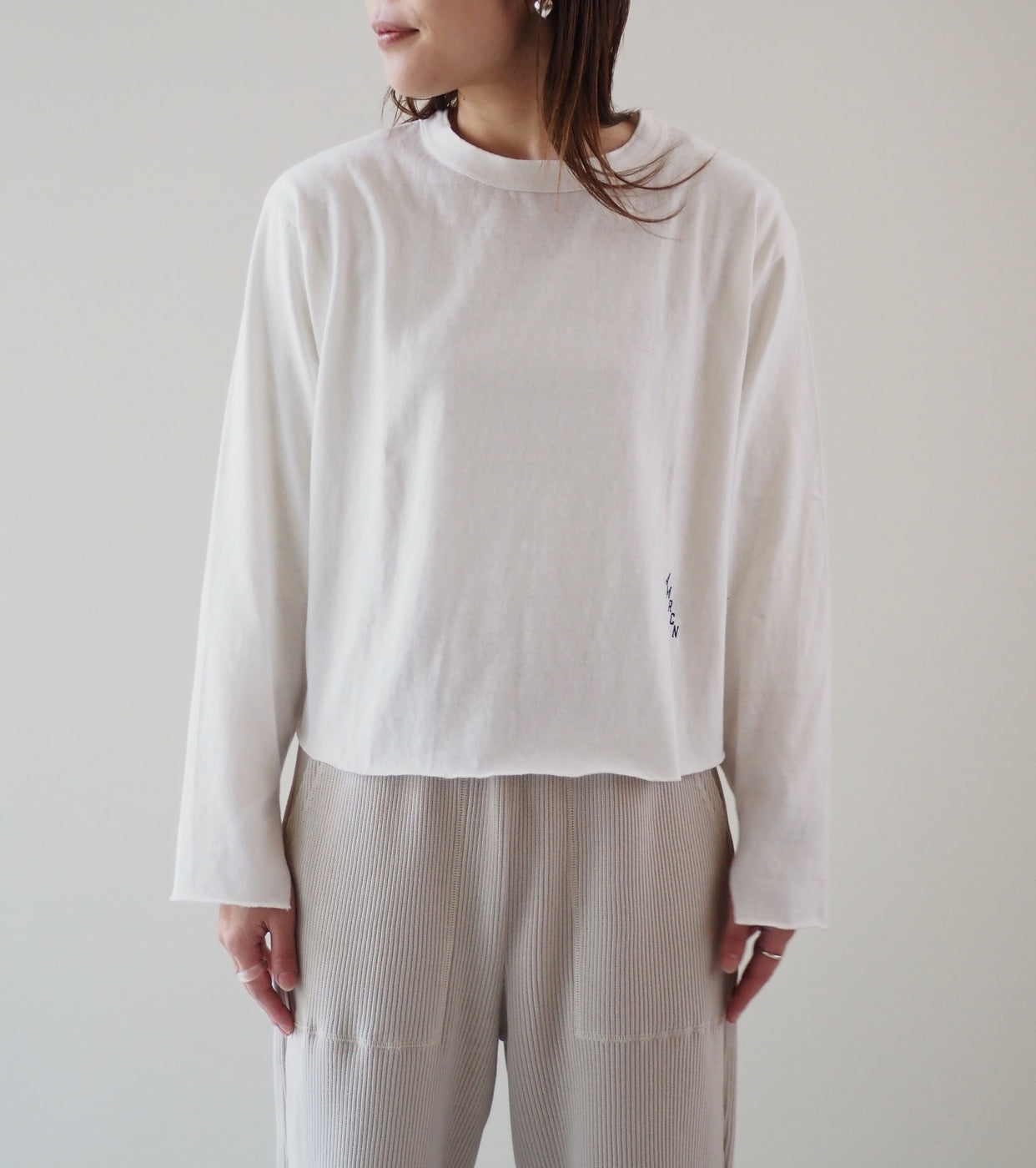 Americana Sleeve Slits Long sleeves , Off White