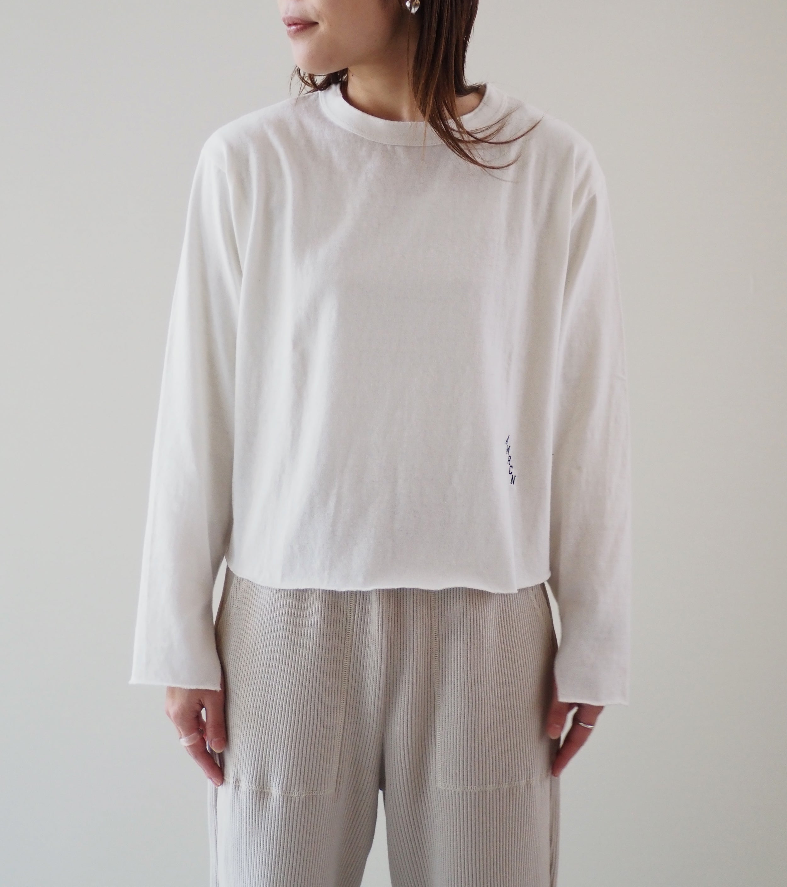 Americana Sleeve Slits Long sleeves , Off White