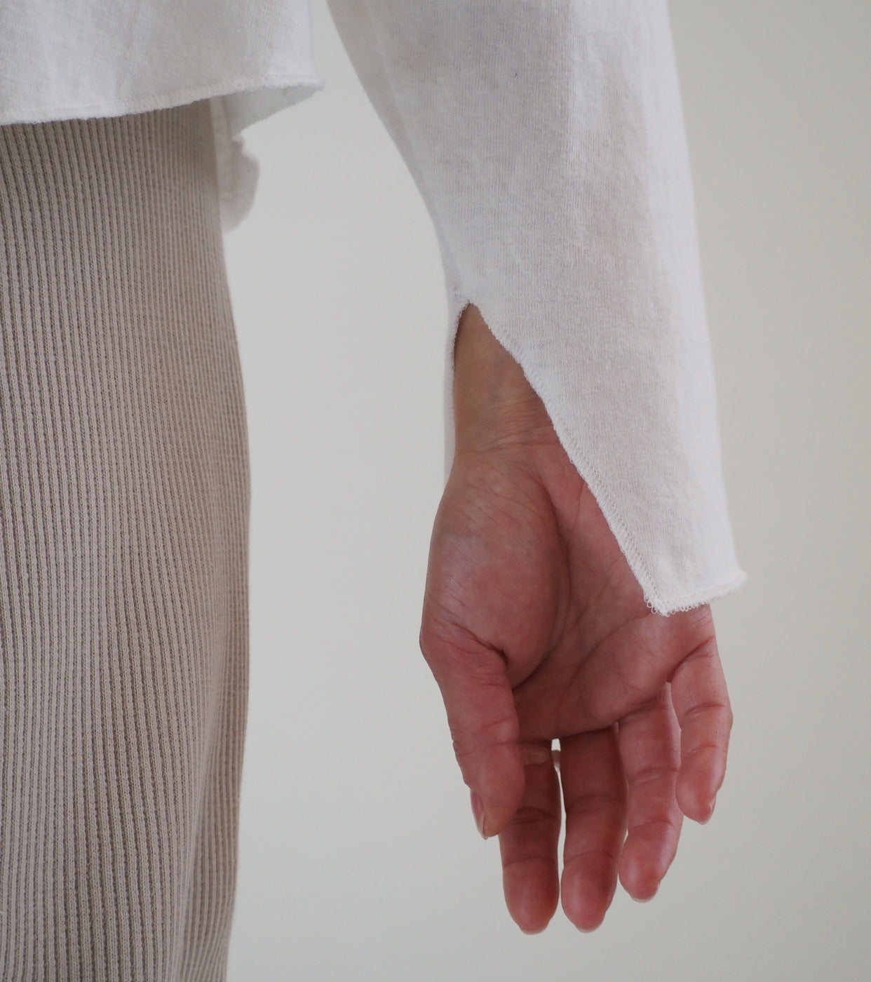 Americana Sleeve Slits Long sleeves , Off White