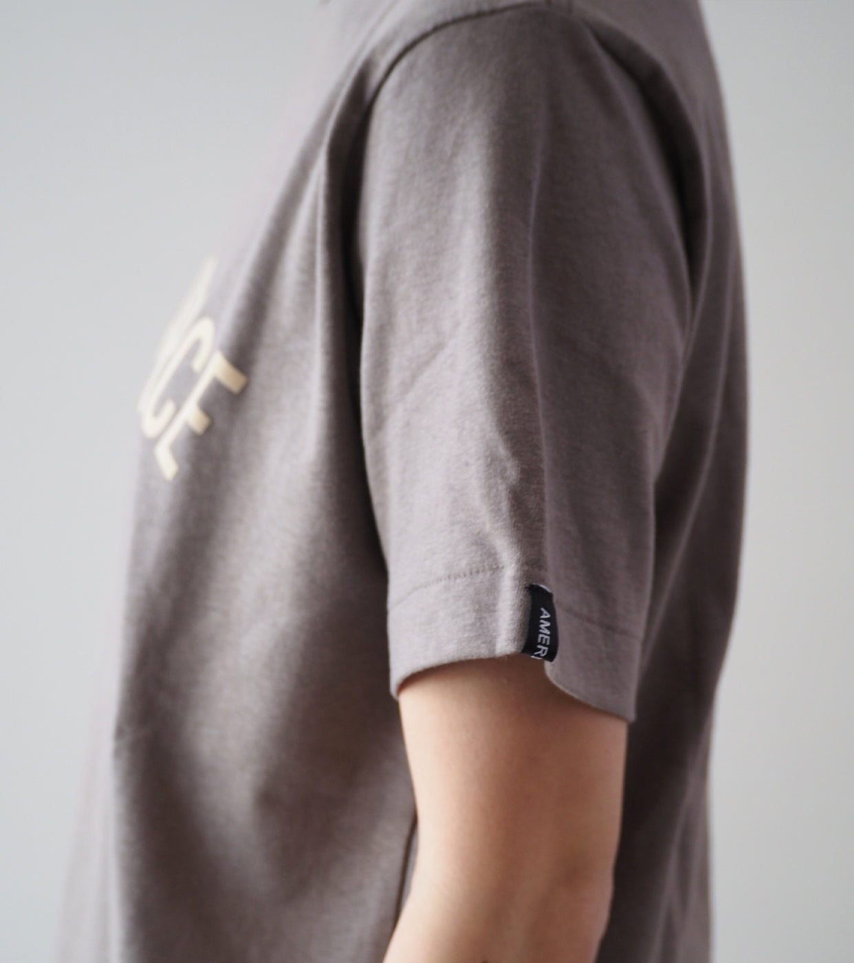 Americana Remake Print Tee Shirts, Taupe