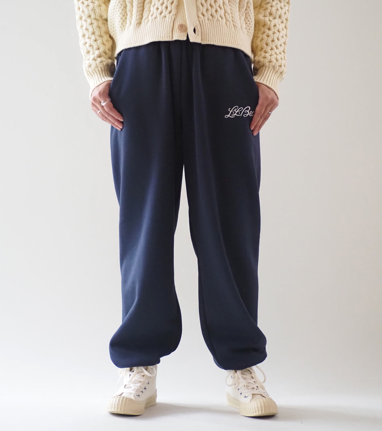 L.L.Bean JAPAN EDITION  Women's Winthrop Sweat Pants, Navy