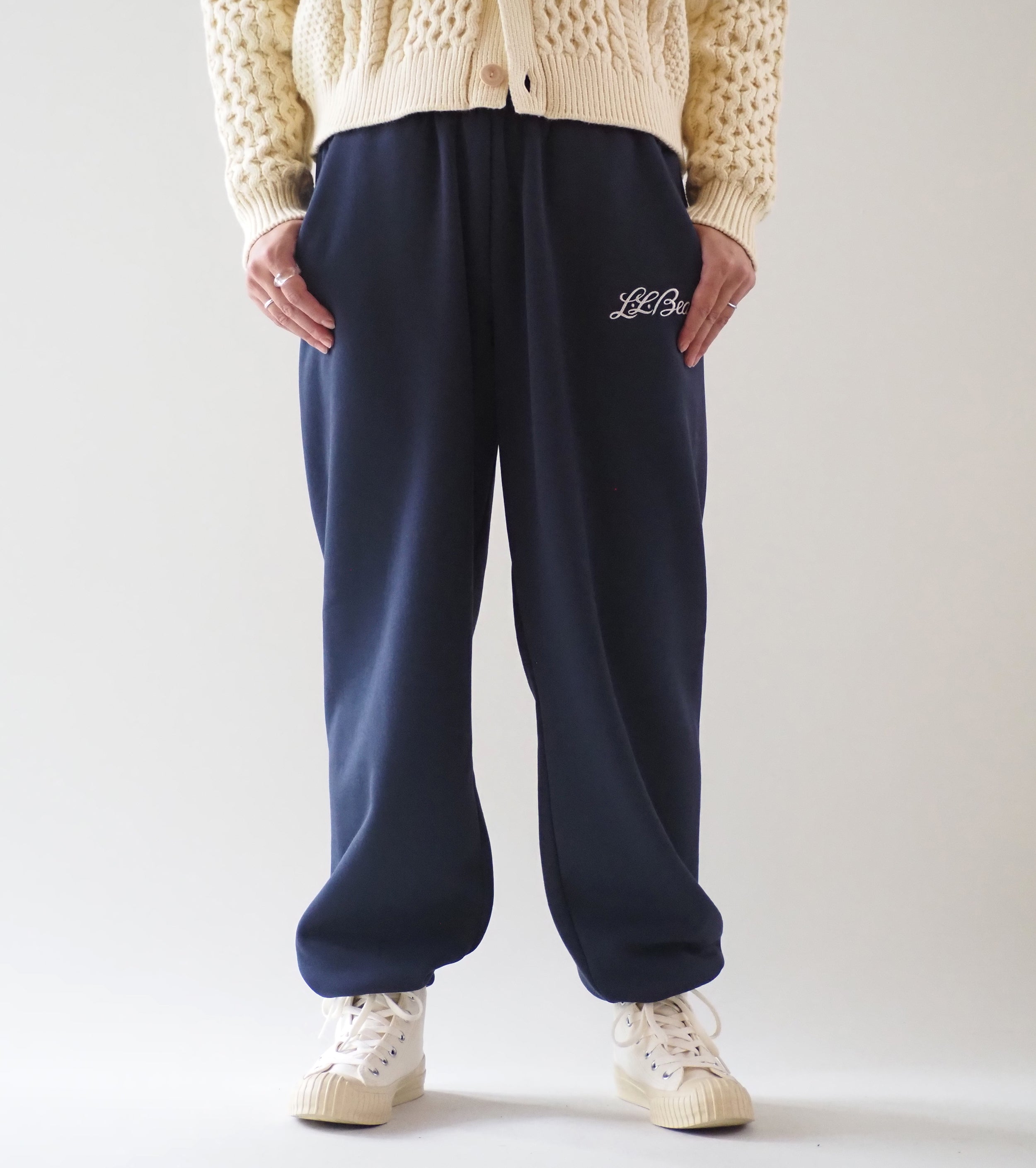 L.L.Bean JAPAN EDITION  Women's Winthrop Sweat Pants, Navy