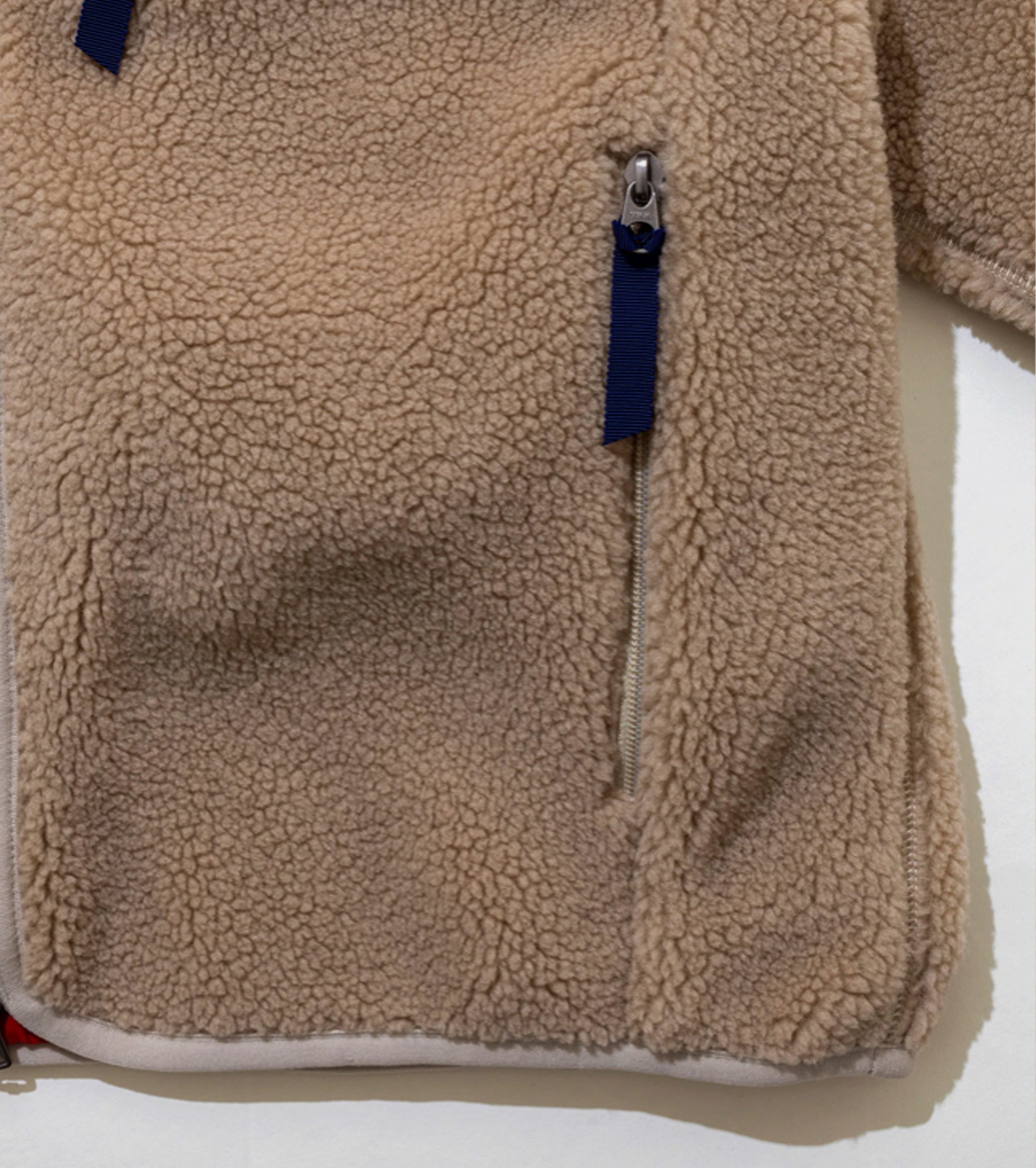 L.L.Bean JAPAN EDITION Women's Topsham Boa Fleece Jacket, Beige