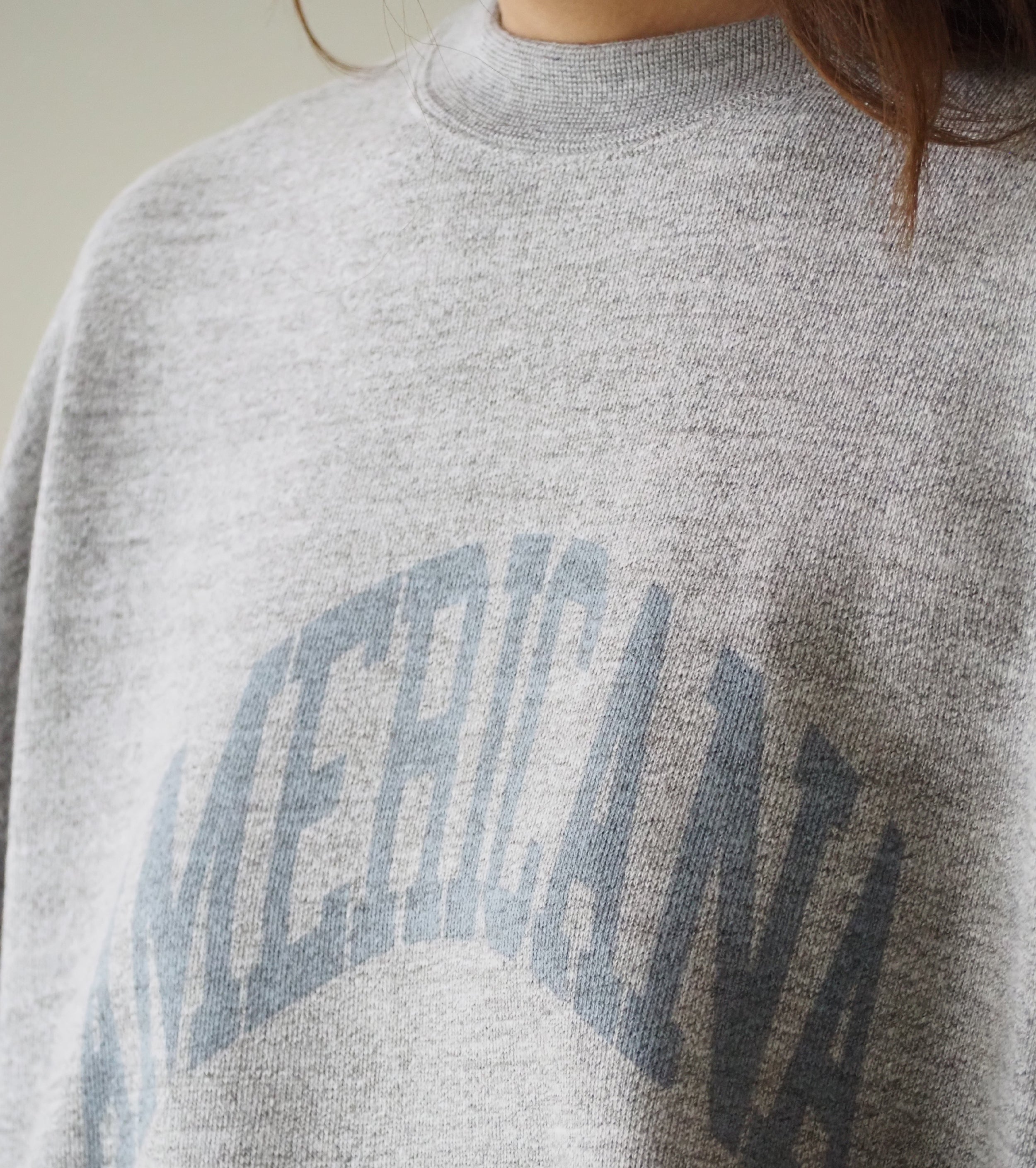 Americana 14 Gauge Cropped Cut-Off Sweat , Moku Gray