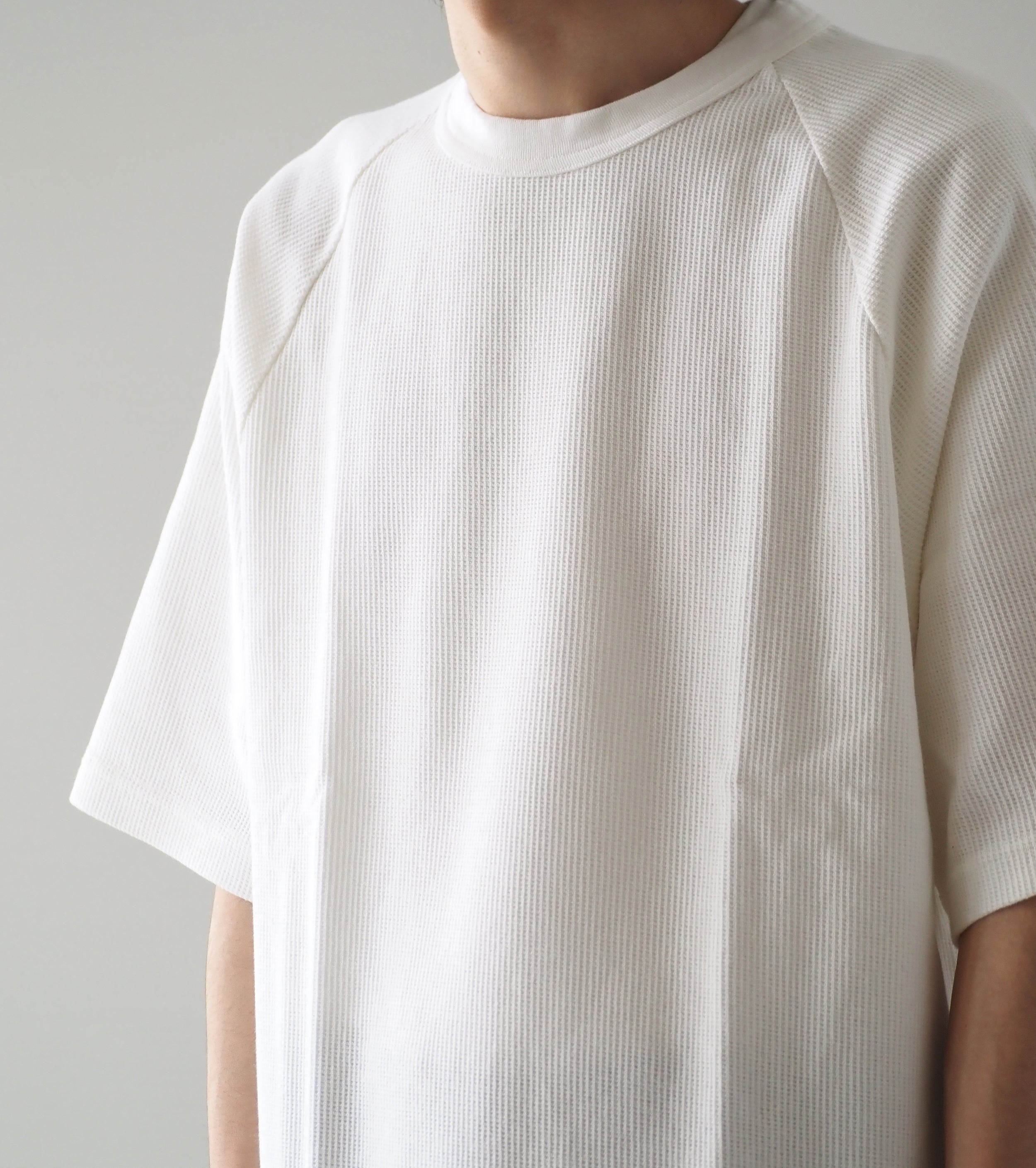 Blurhms  Root Stock Rough&Smooth Thermal Raglan Tee , Off