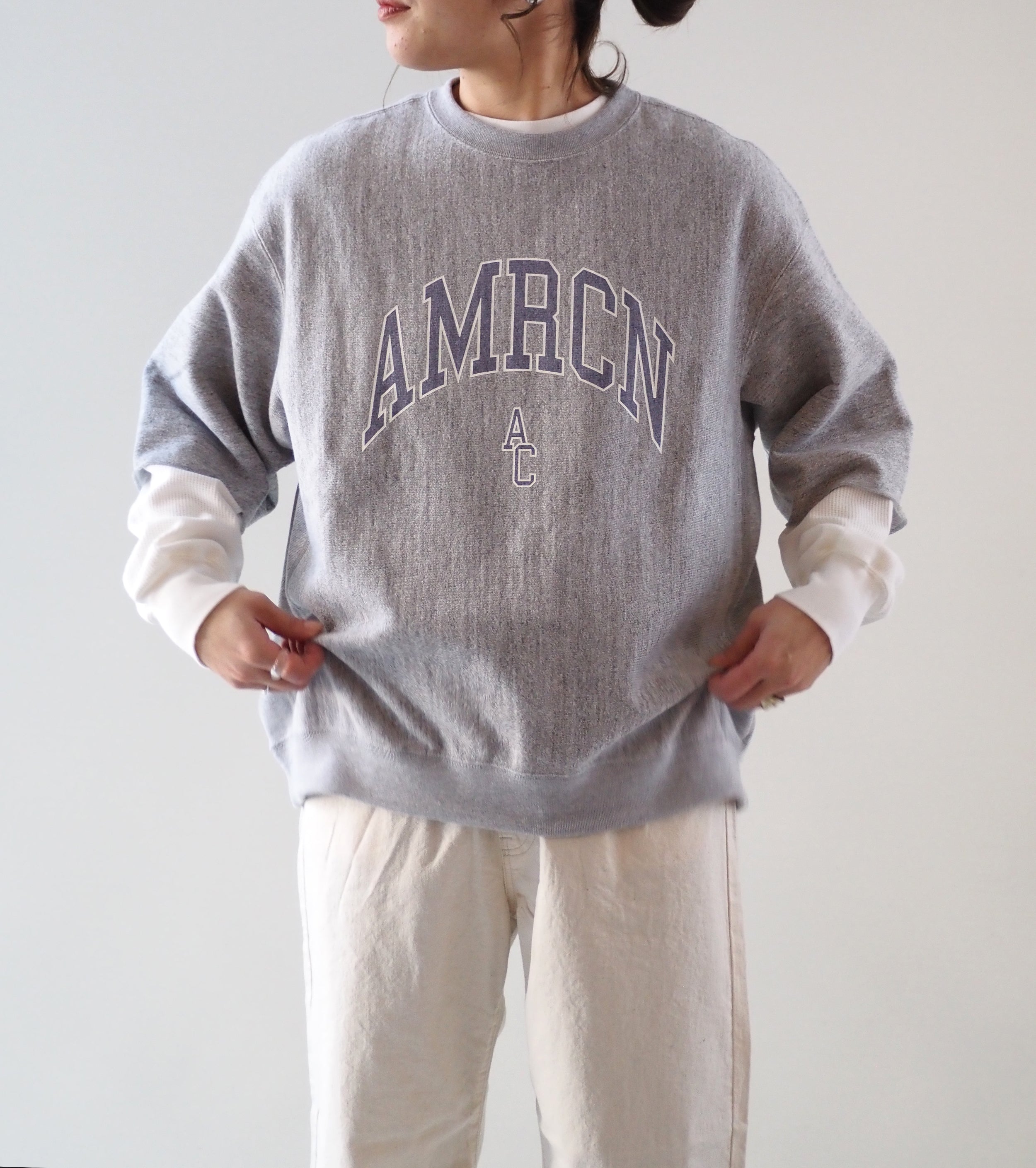 Americana カットオフ リバース ウィーブ スウェット シャツ