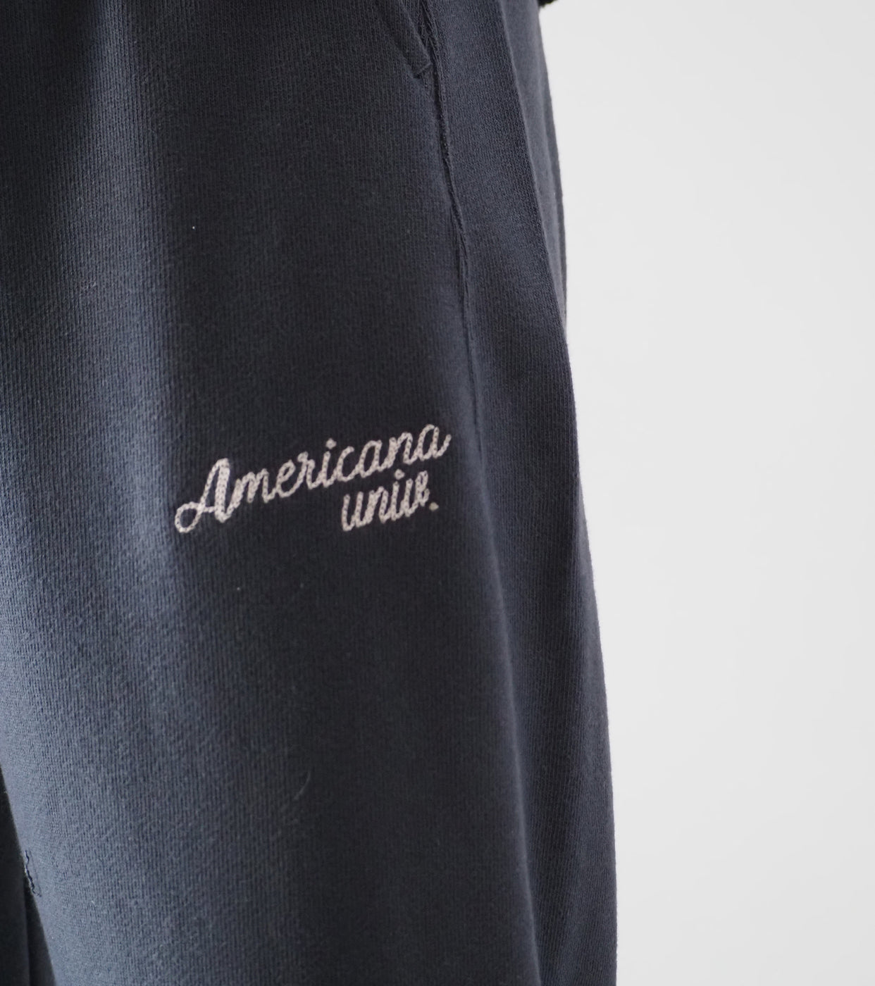 Americana Drawcord Sweat  Pants, Sumikuro