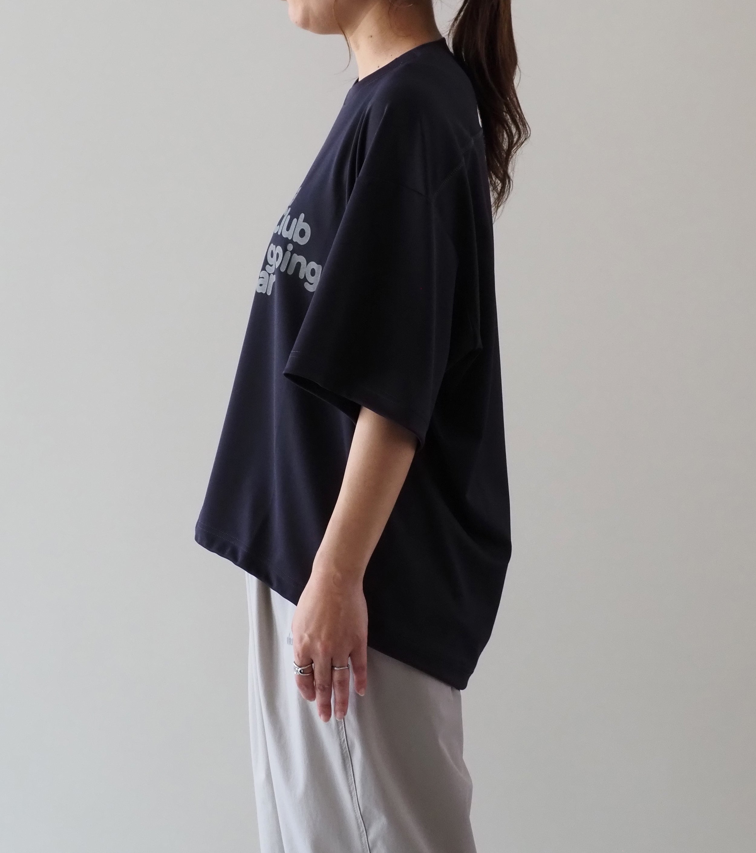 Americana Cool Touch Jersey T-shirt with Drawcord Hem , Sumikuro