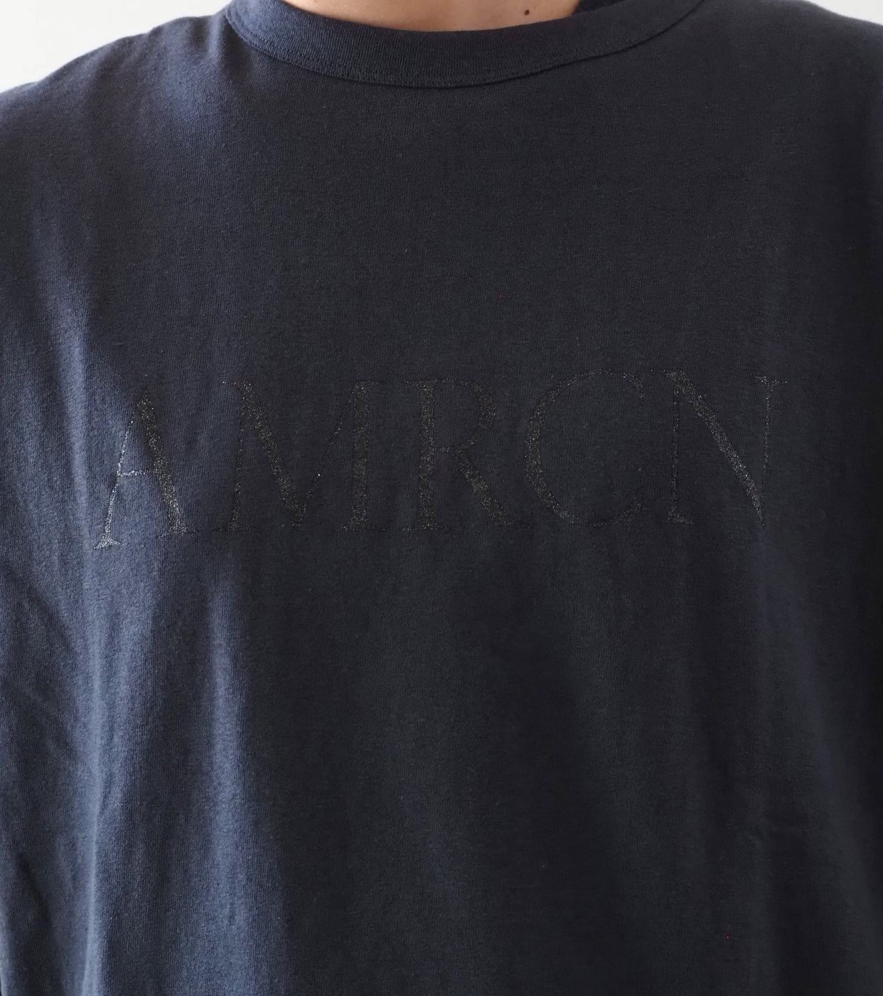 Americana Roll Up Sleeve T-Shirt , Sumikuro