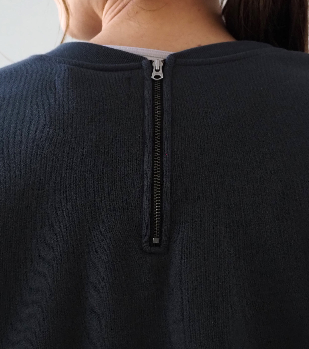 Americana Back Zip Sweat Vest, Sumikuro