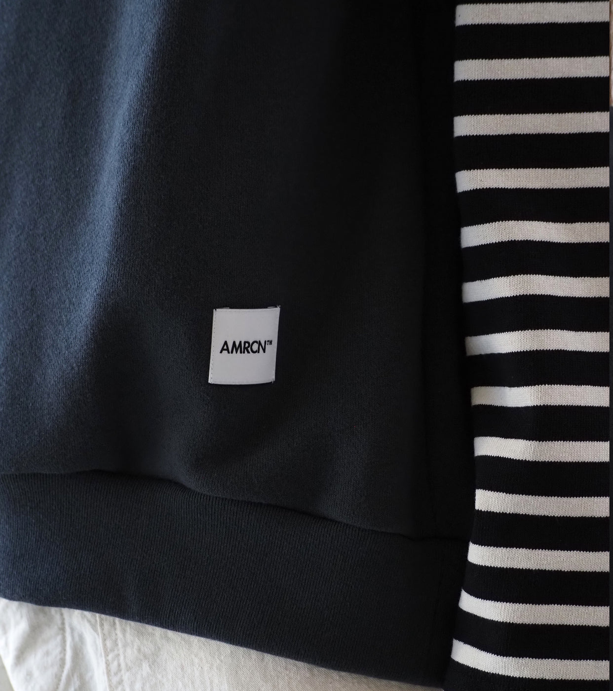 Americana Back Zip Sweat Vest, Sumikuro