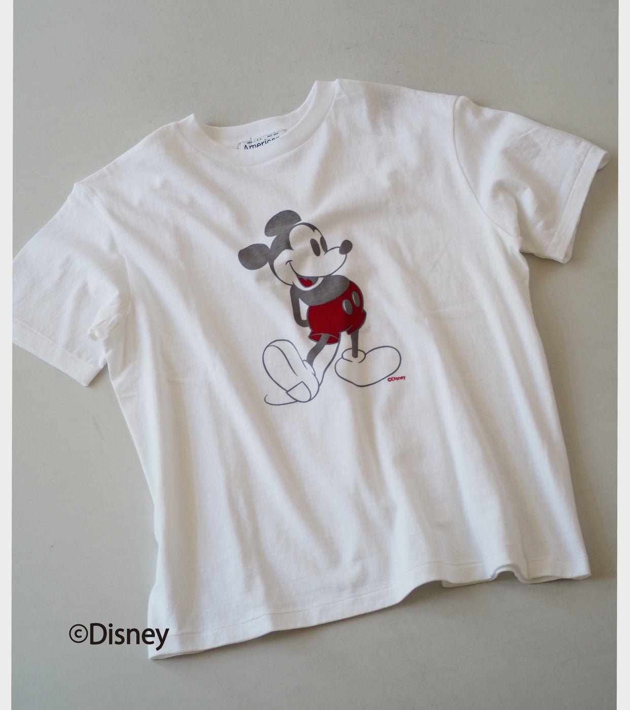 Americana Mickey Mouse print T-shirt , White