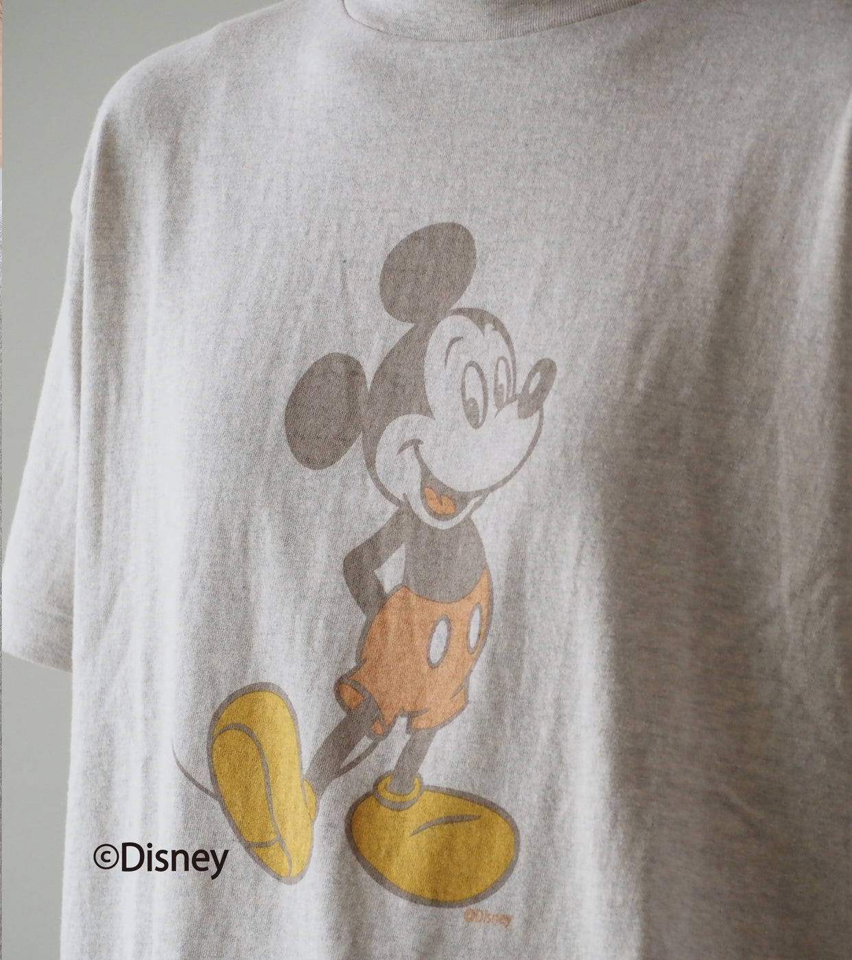 Americana Mickey Mouse print T-shirt , Oatmeal