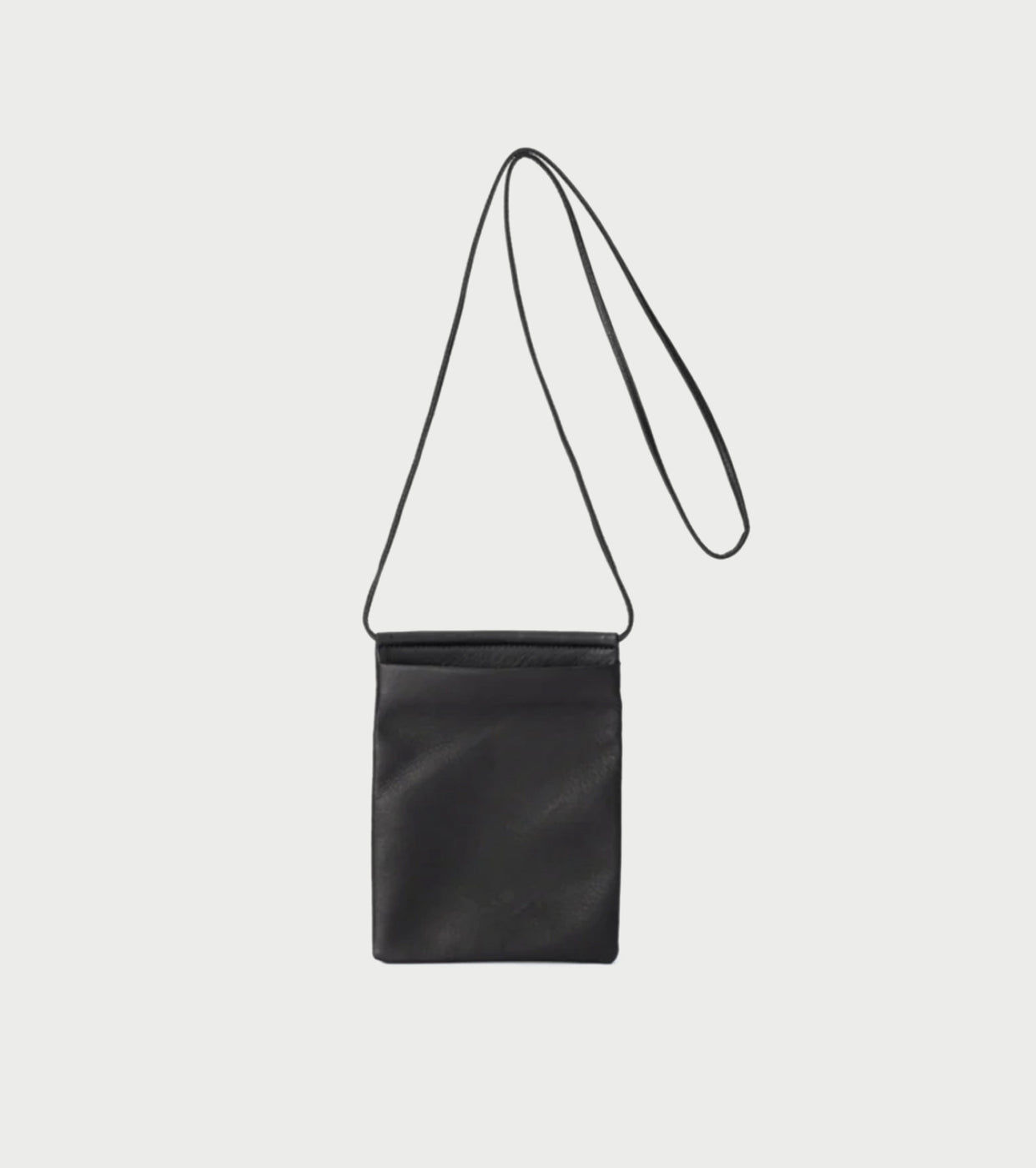 Aeta DOUBLE FACED THIN SHOULDER MINI, Black