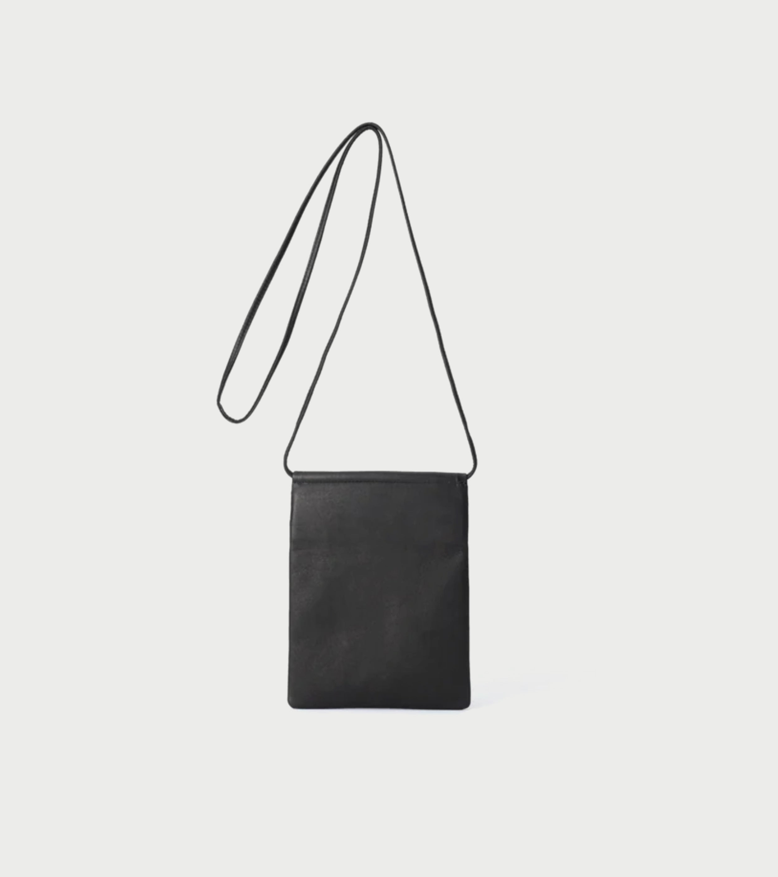 Aeta  DOUBLE FACED THIN SHOULDER MINI, Black