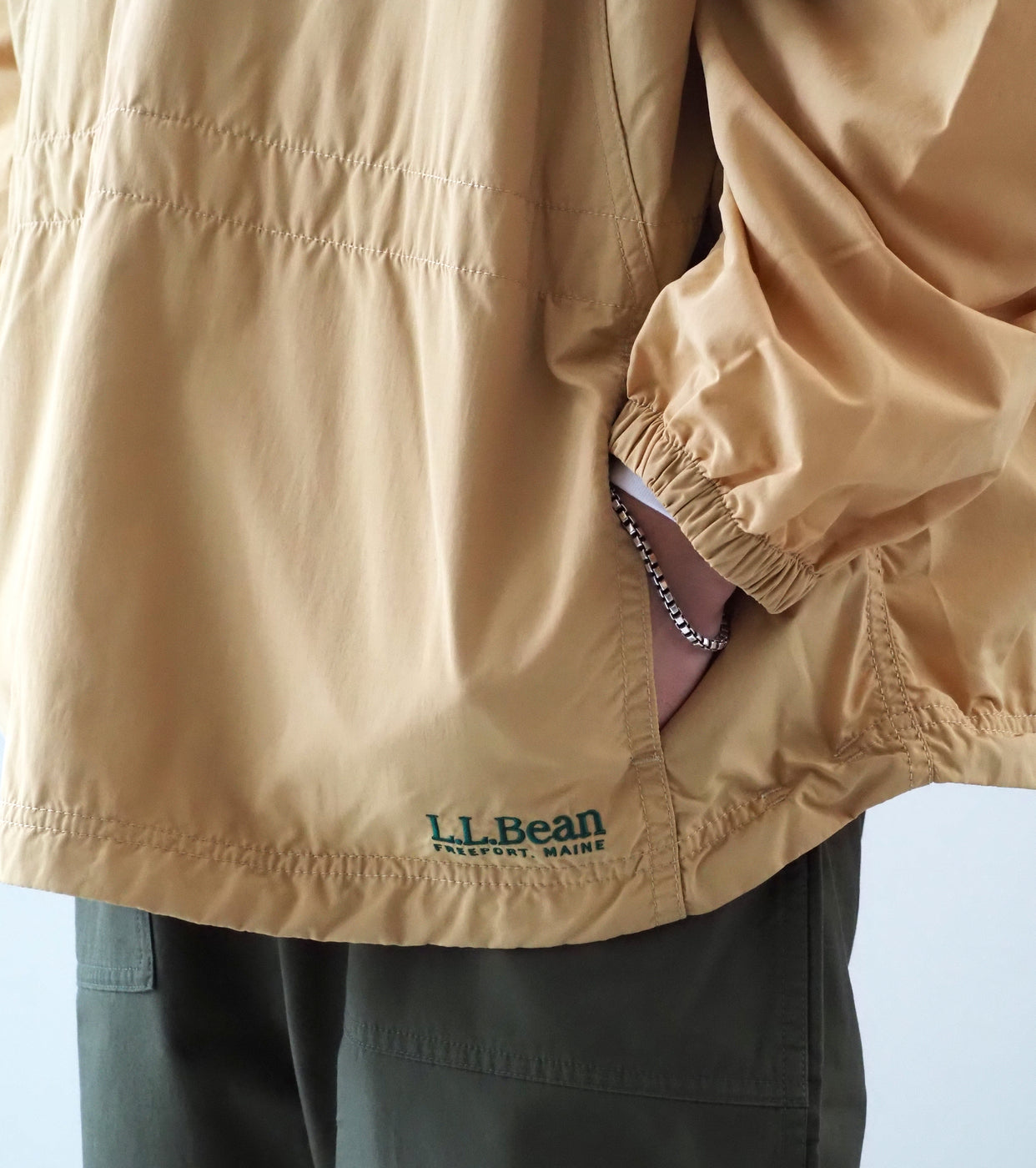 L.L.Bean JAPAN EDITION men's Milo Anorak , Yellow Beige