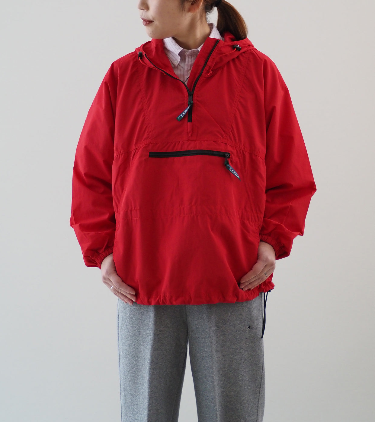 L.L.Bean JAPAN EDITION Women's Milo Anorak ,Red