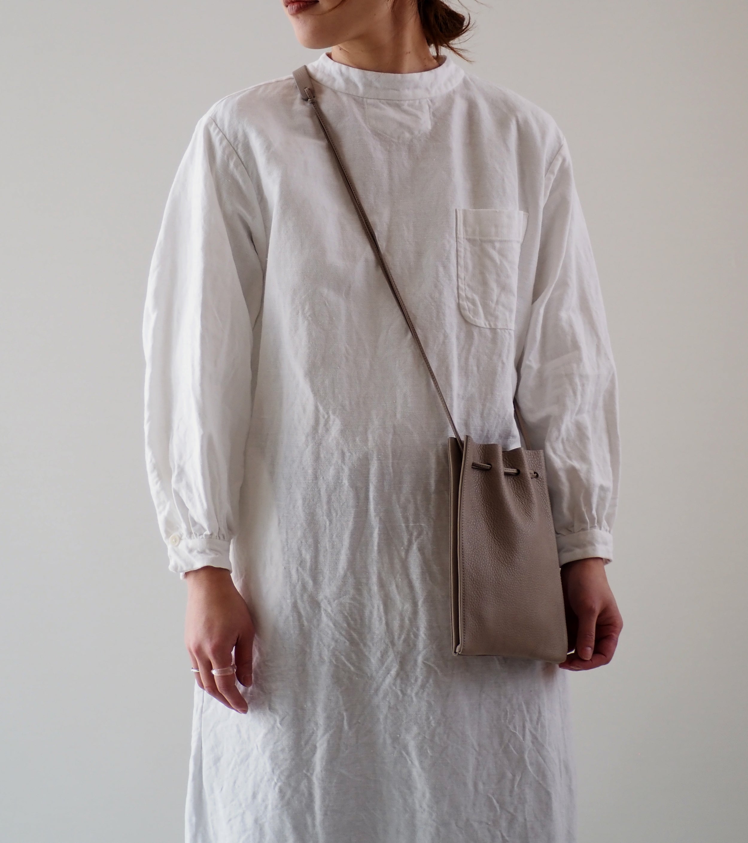 YAECA CANVAS DESIGN  Surgical Dress ,White