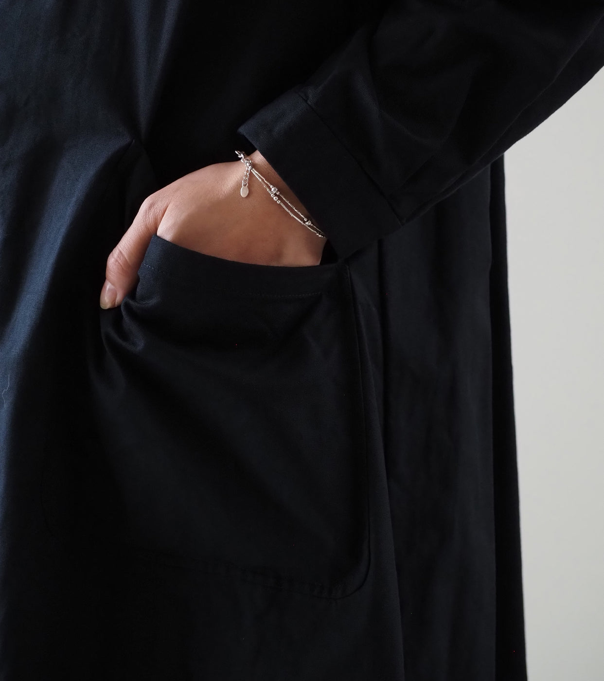 YAECA CANVAS DESIGN Work shirts Dress, Dark Navy