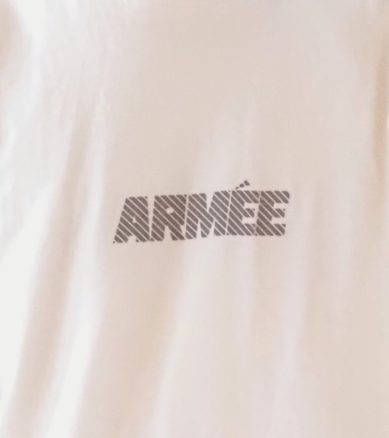 blurhms ROOT STOCK ARMEE Print Tshirt Wide, White