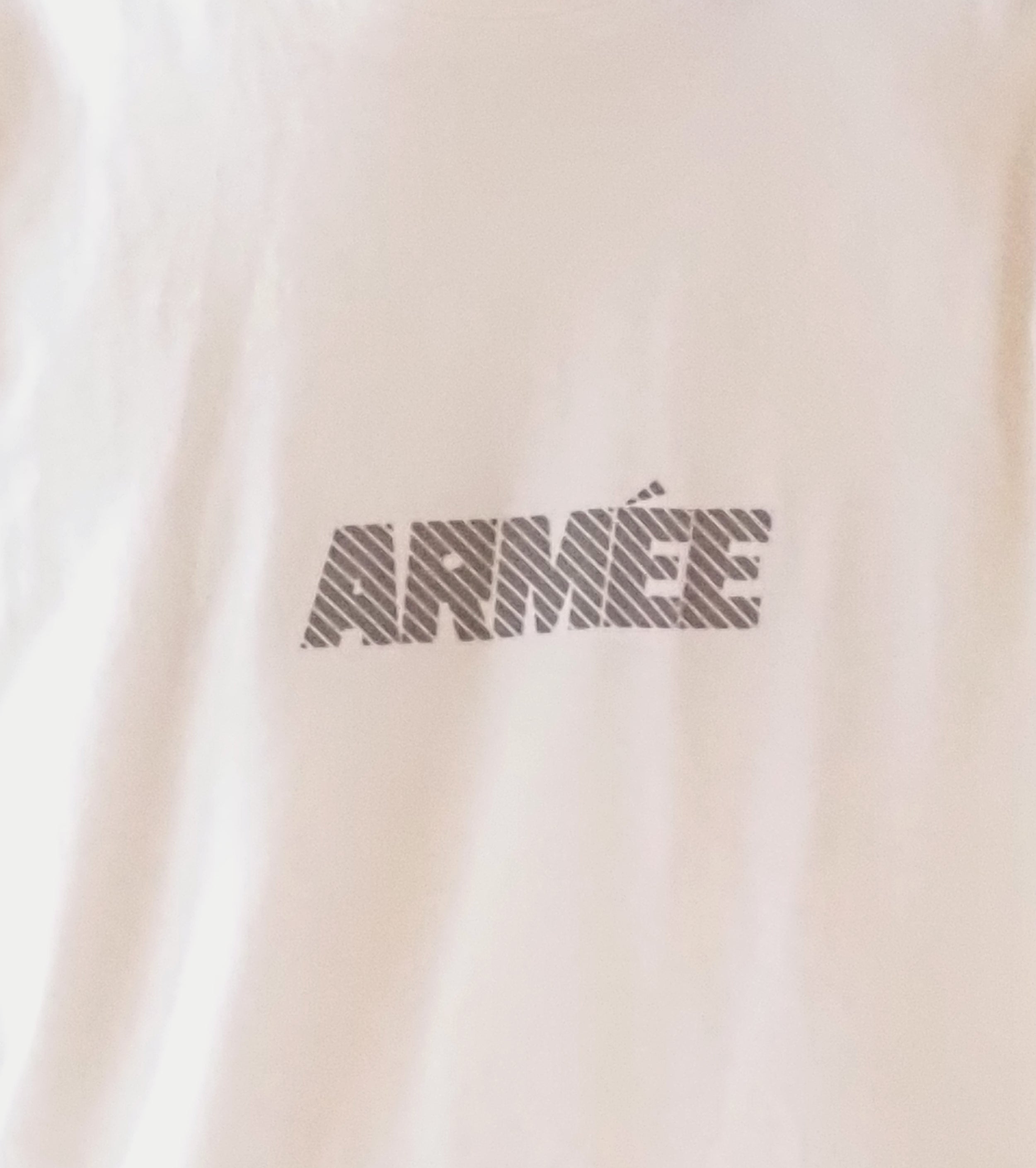 blurhms ROOT STOCK ARMEE Print Tshirt Wide, White