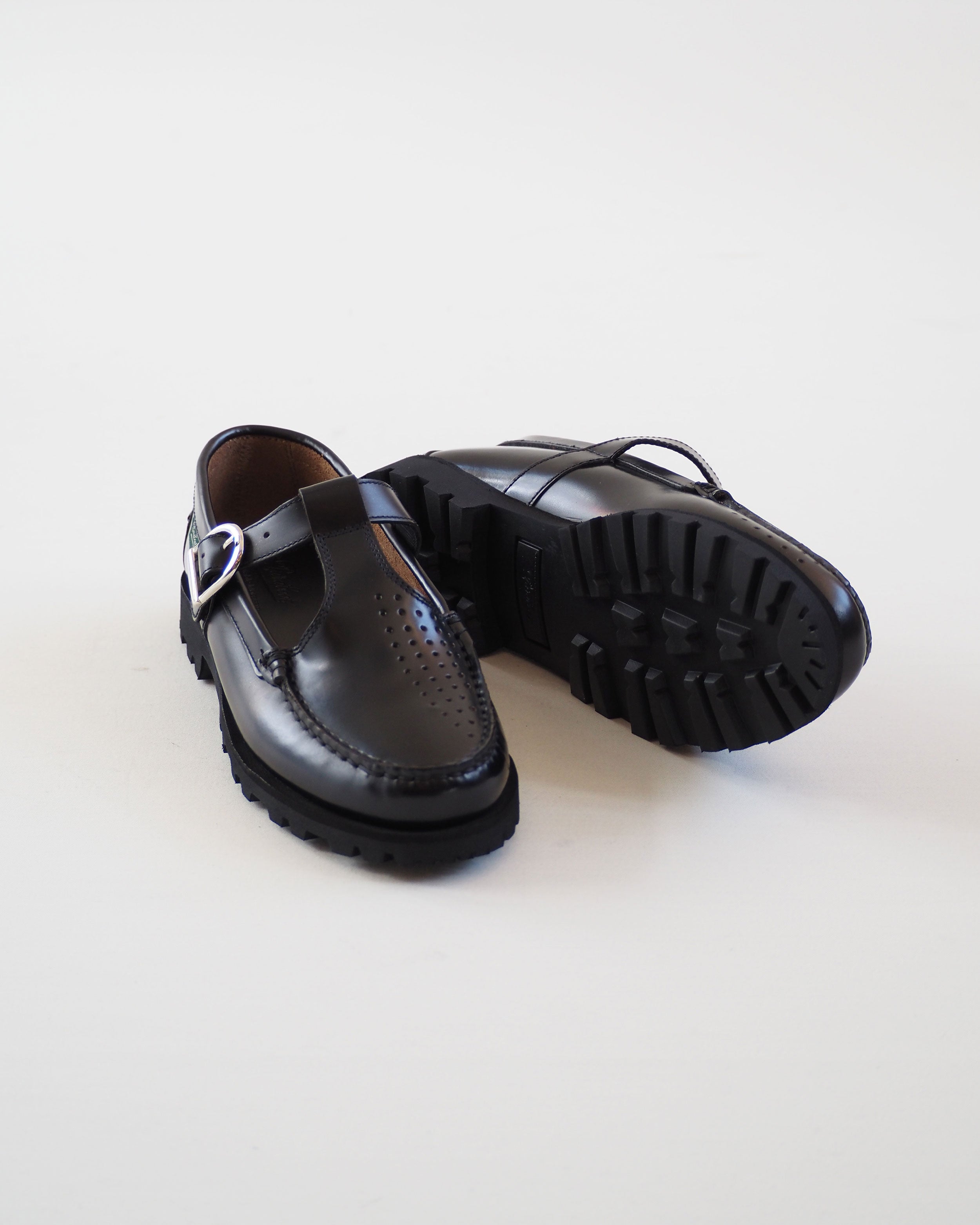 Paraboot Babord NOIR ブラック　6.5 サンダル Paraboot パラブーツ レザーシューズ BABORD F バボード ファム