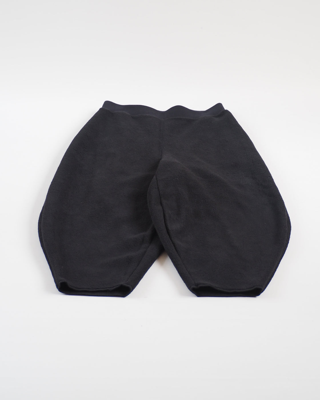 ALWEL FLEECE PEG PANTS,Black