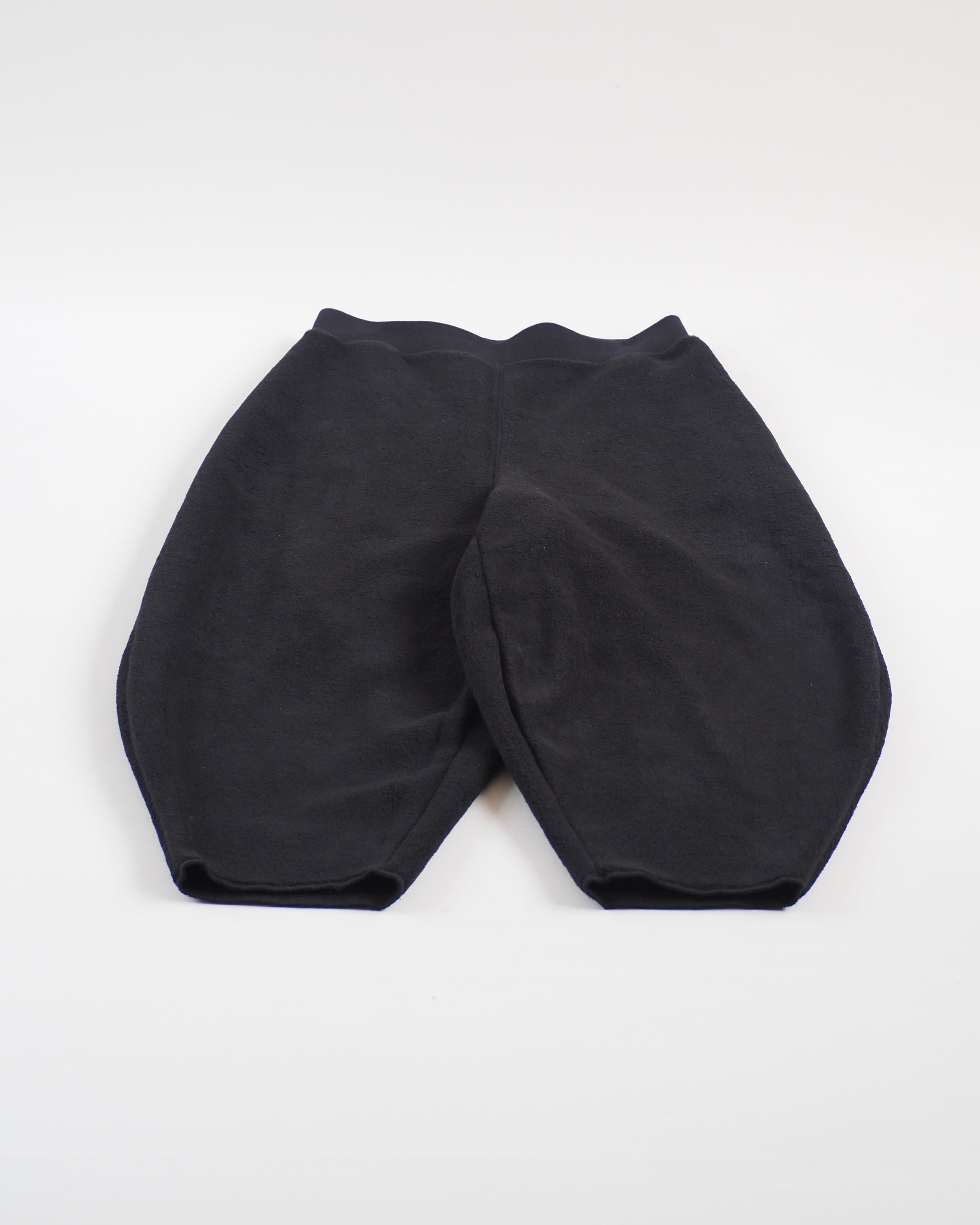 ALWEL FLEECE PEG PANTS,Black