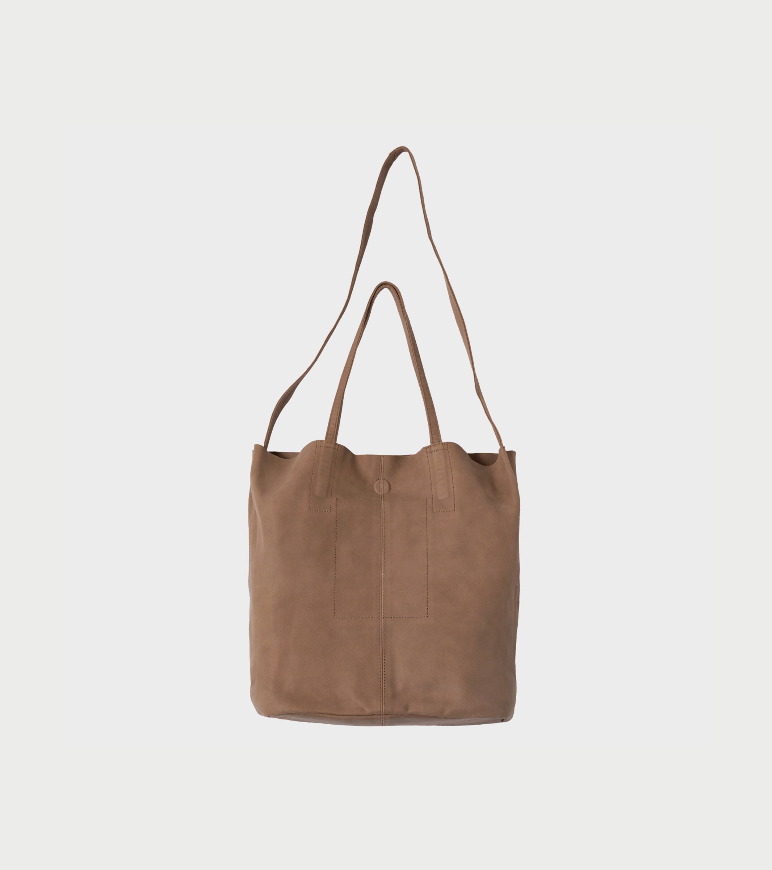 バッグ Morphee 3WAY MEDIUM TOTE SUEDE CAMEL Morphee 3way medium tote , Camel – Navyblue