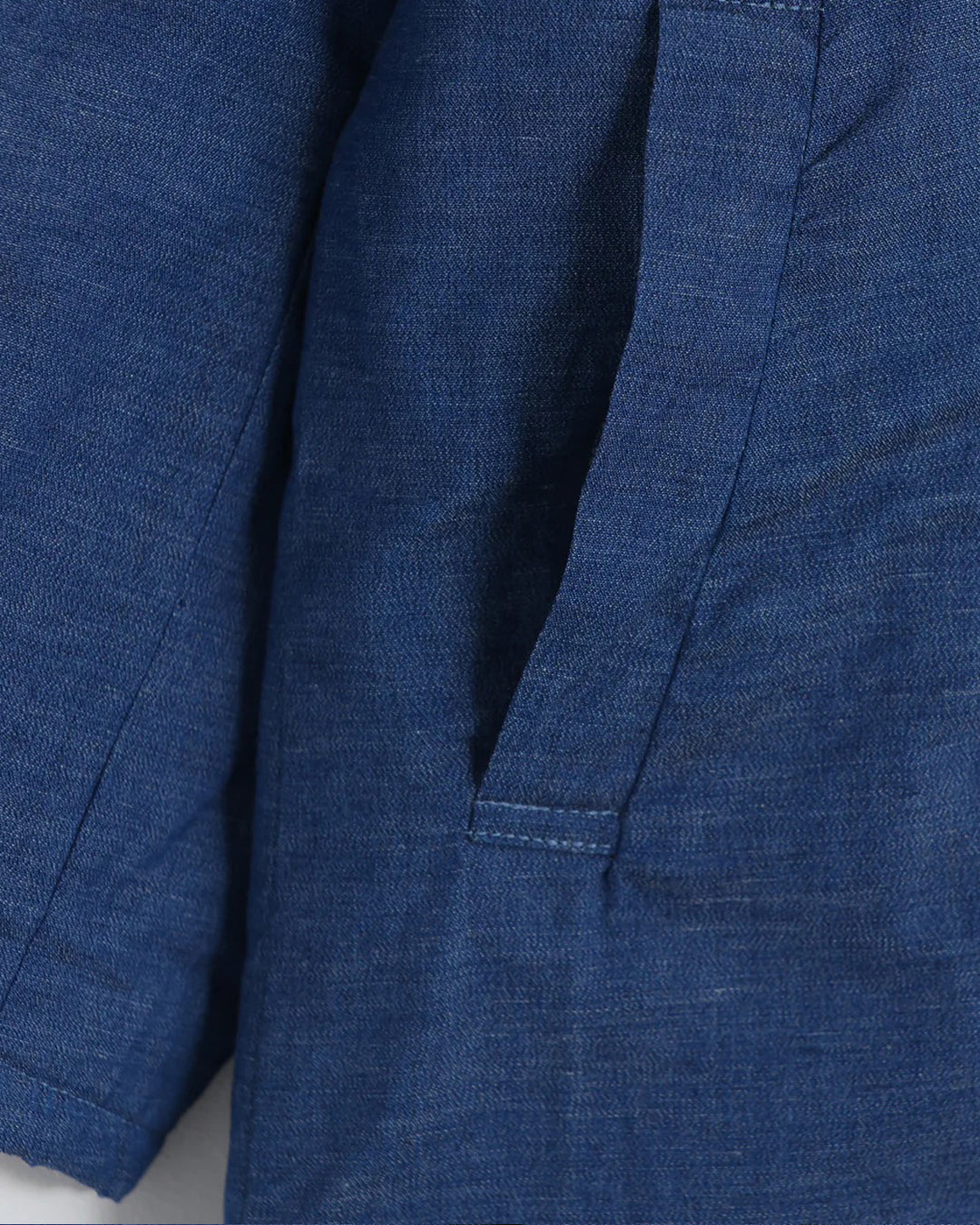 Yarmo Quilting Wide Wrap Coat,Indigo