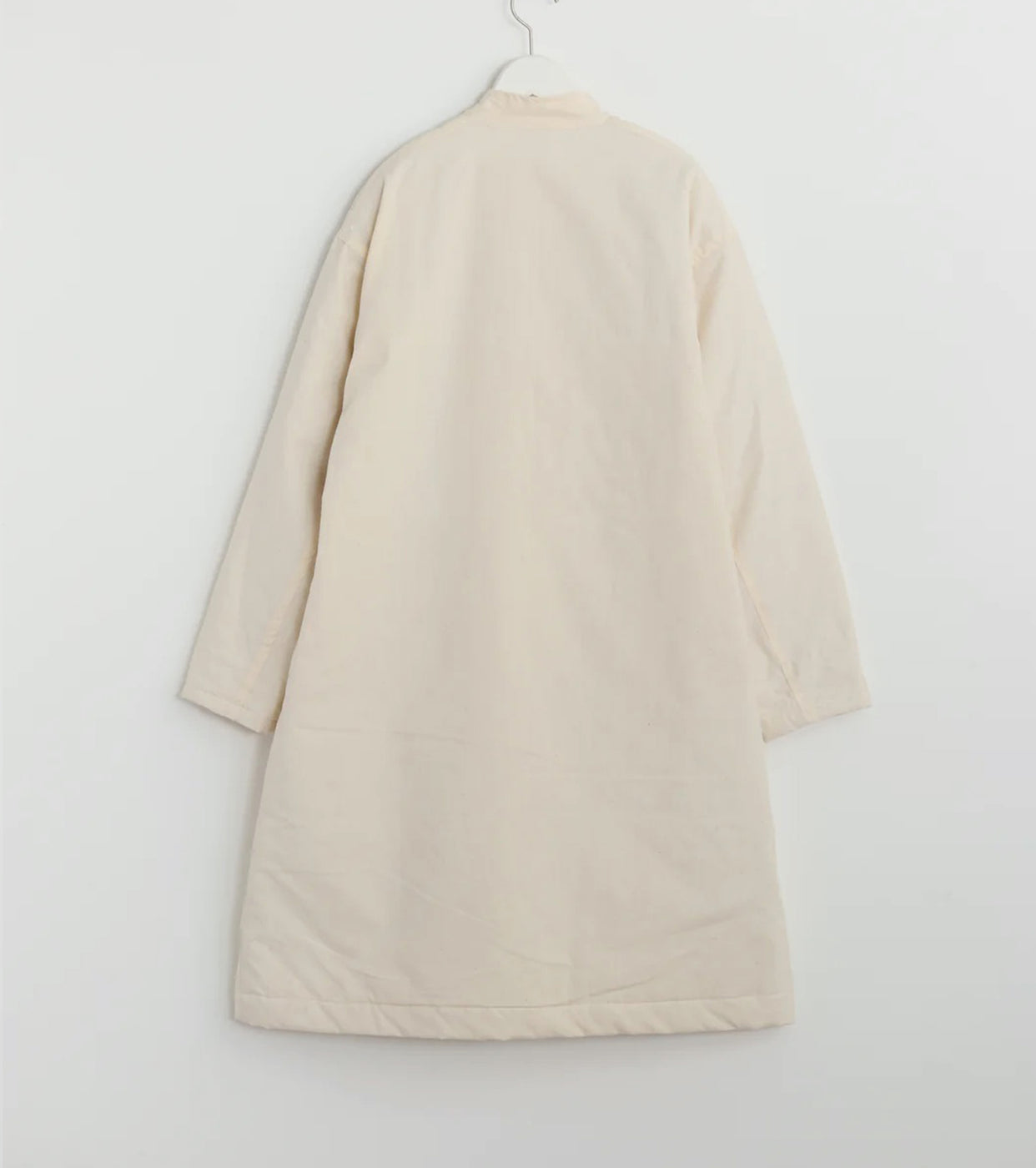 Yarmo Quilting Wide Wrap Coat,Natural