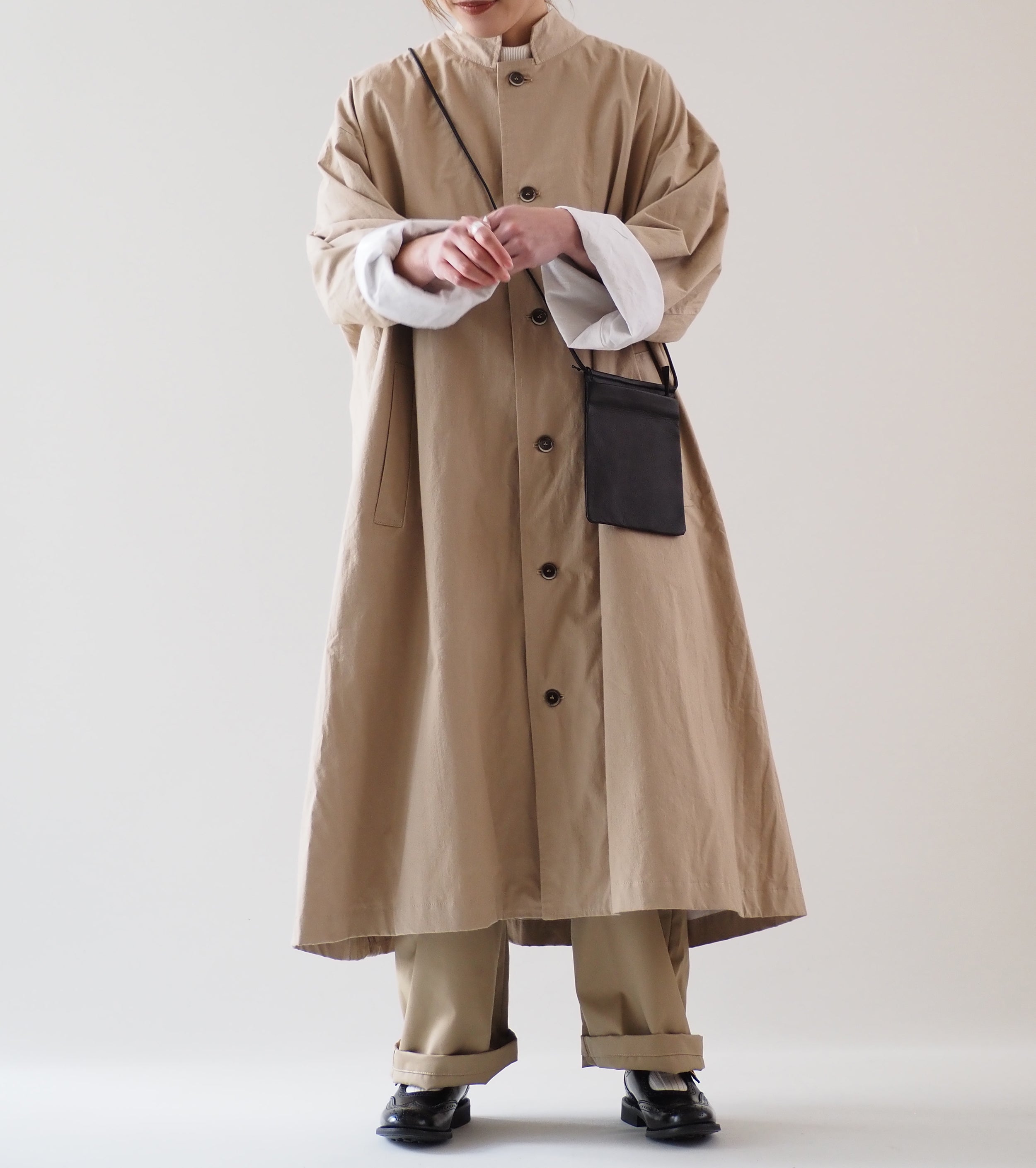 Yarmo Lined Big Coat , Beige