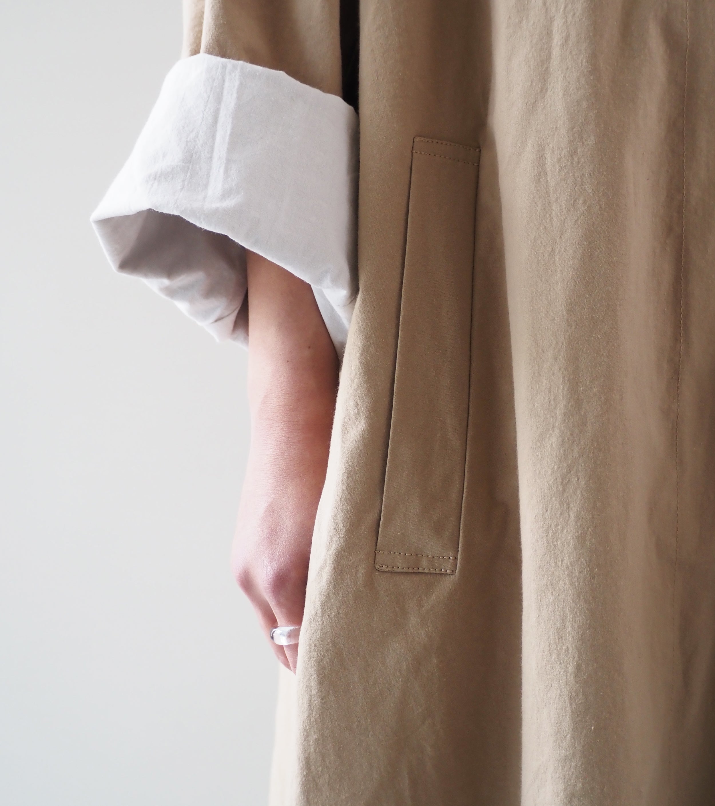 Yarmo Lined Big Coat , Beige
