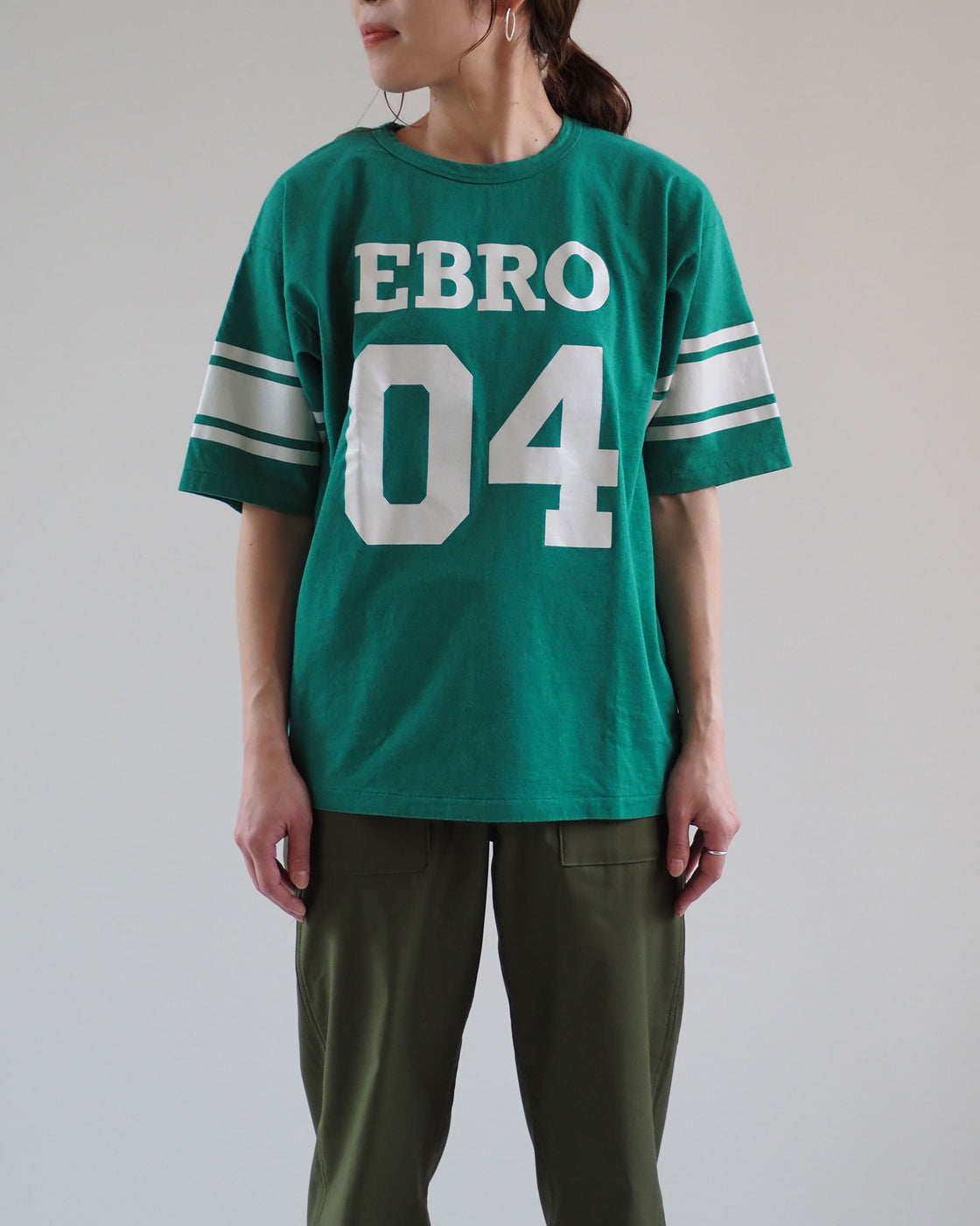 Football Short Sleeve Tee Shirt, Green