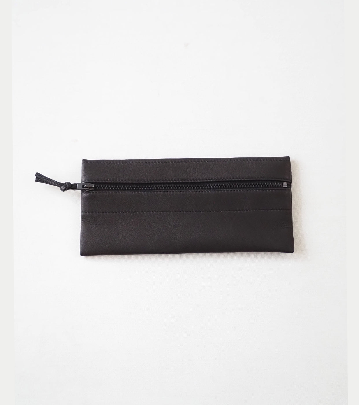 Aeta Double Face Zip Pen Case : M , Black