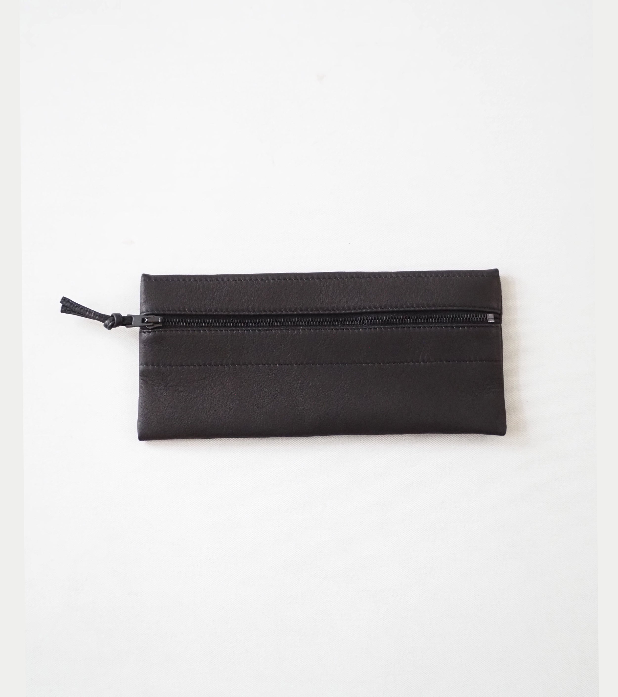 Aeta  Double Face Zip Pen Case  : M , Black