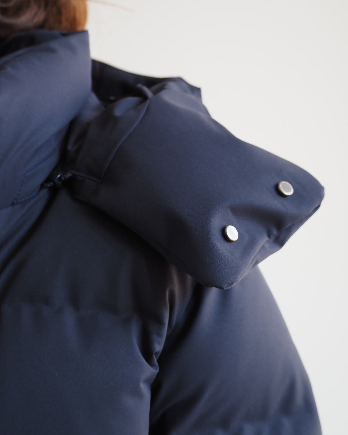 MIZUSAWA DOWN JACKET "ANCHOR",Navy