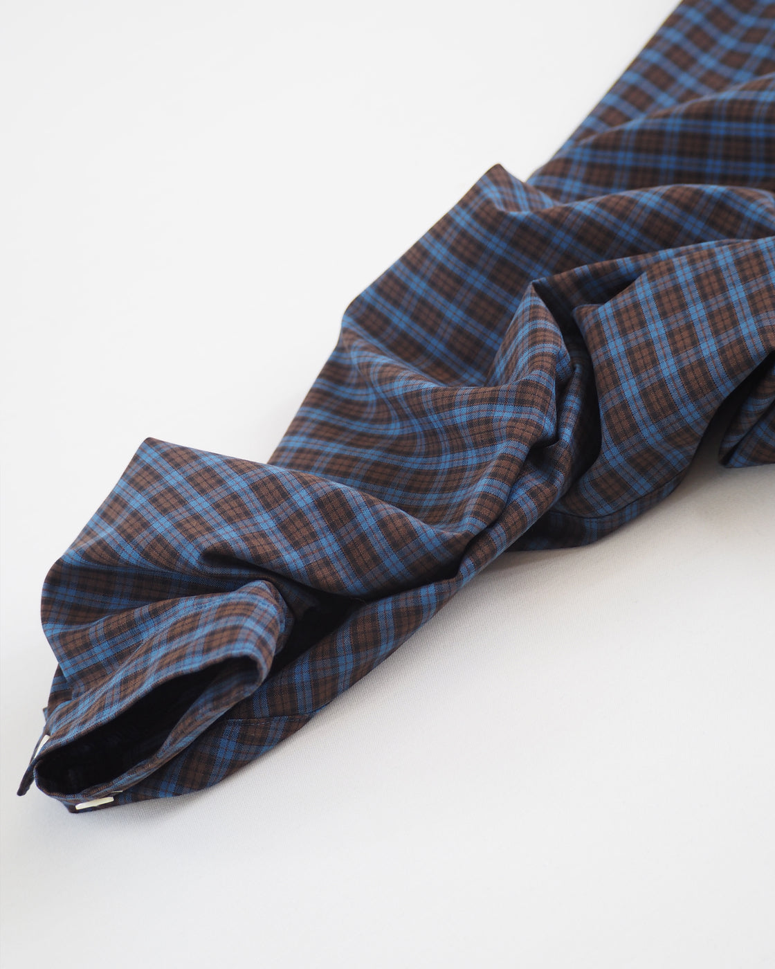 Puckering Shirt, Blue Check